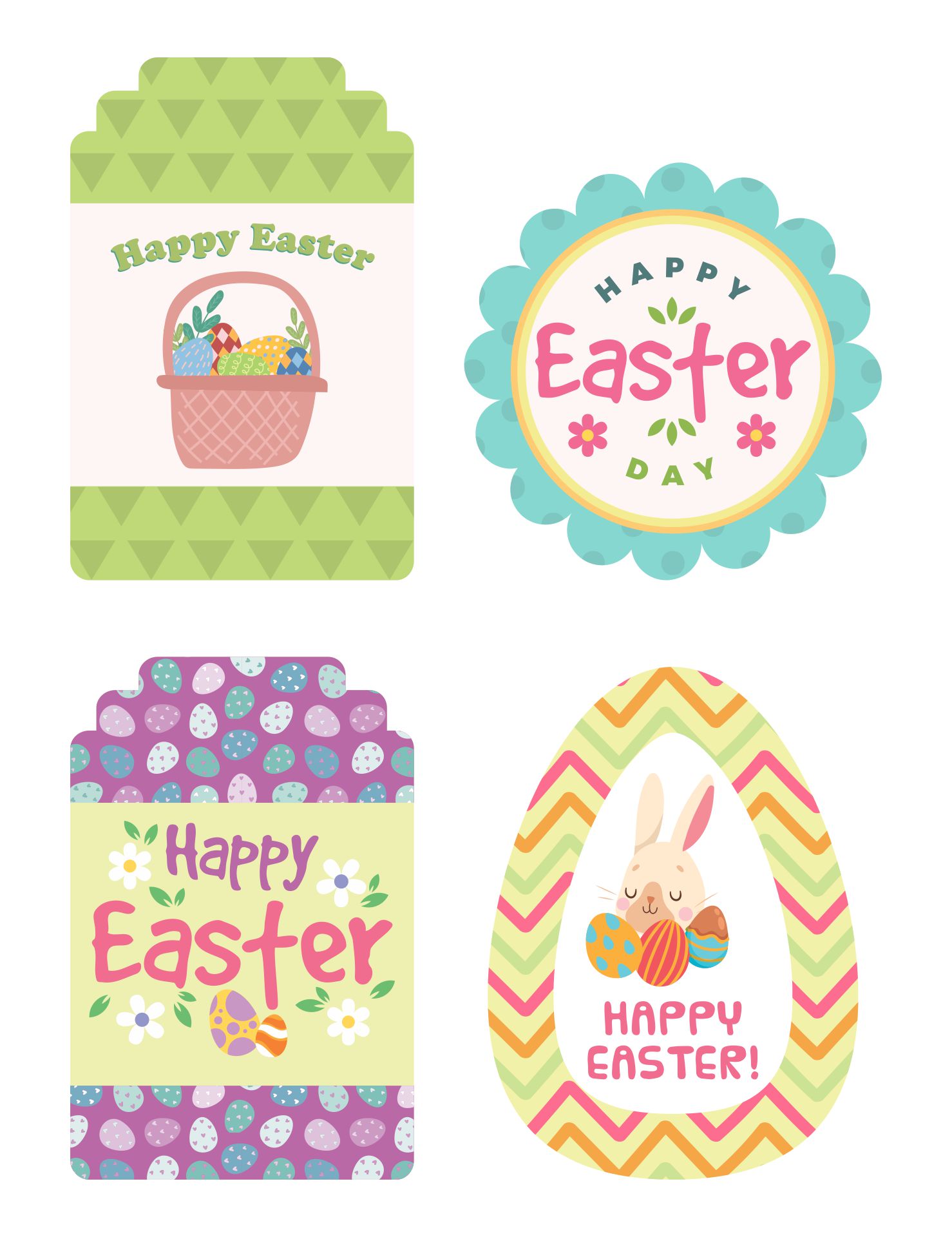 Easter Basket Name Tags 11 Free PDF Printables Printablee