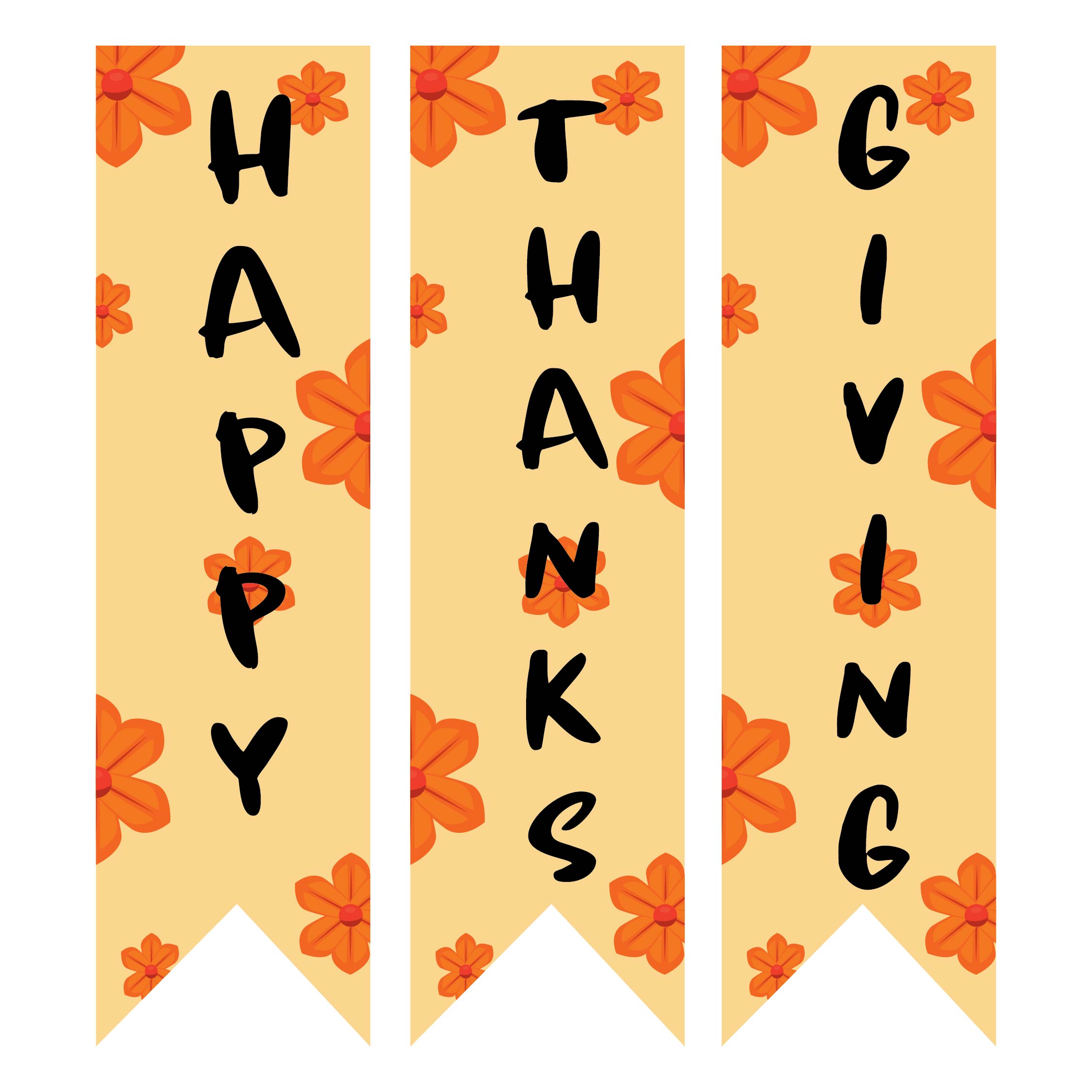 Thanksgiving Holiday Printable Banners