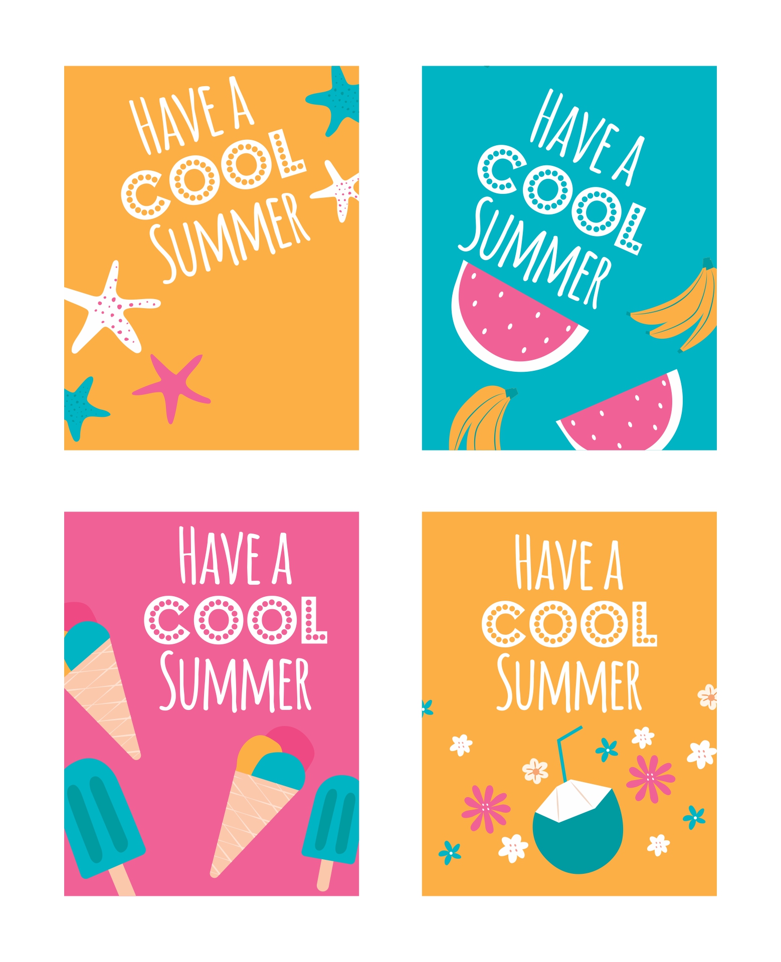 Have a Cool Summer Printable Free