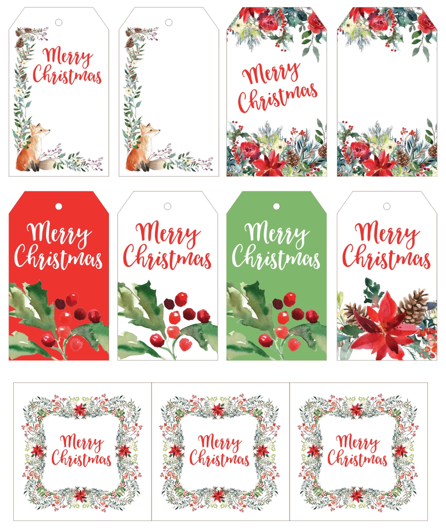 Cute Christmas Gift Tags Printable | Printablee