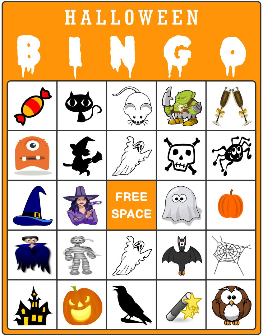 Printable Halloween Bingo Game