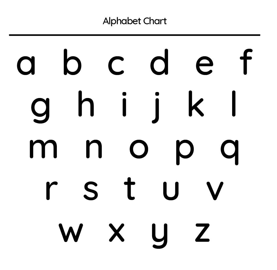 Lowercase Letters Printable Free