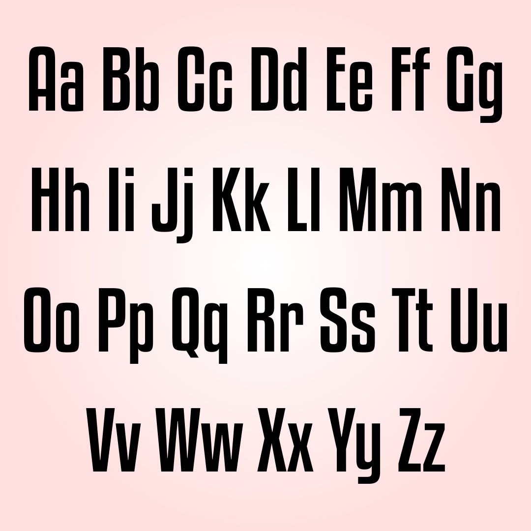 Printable Uppercase and Lowercase Alphabet