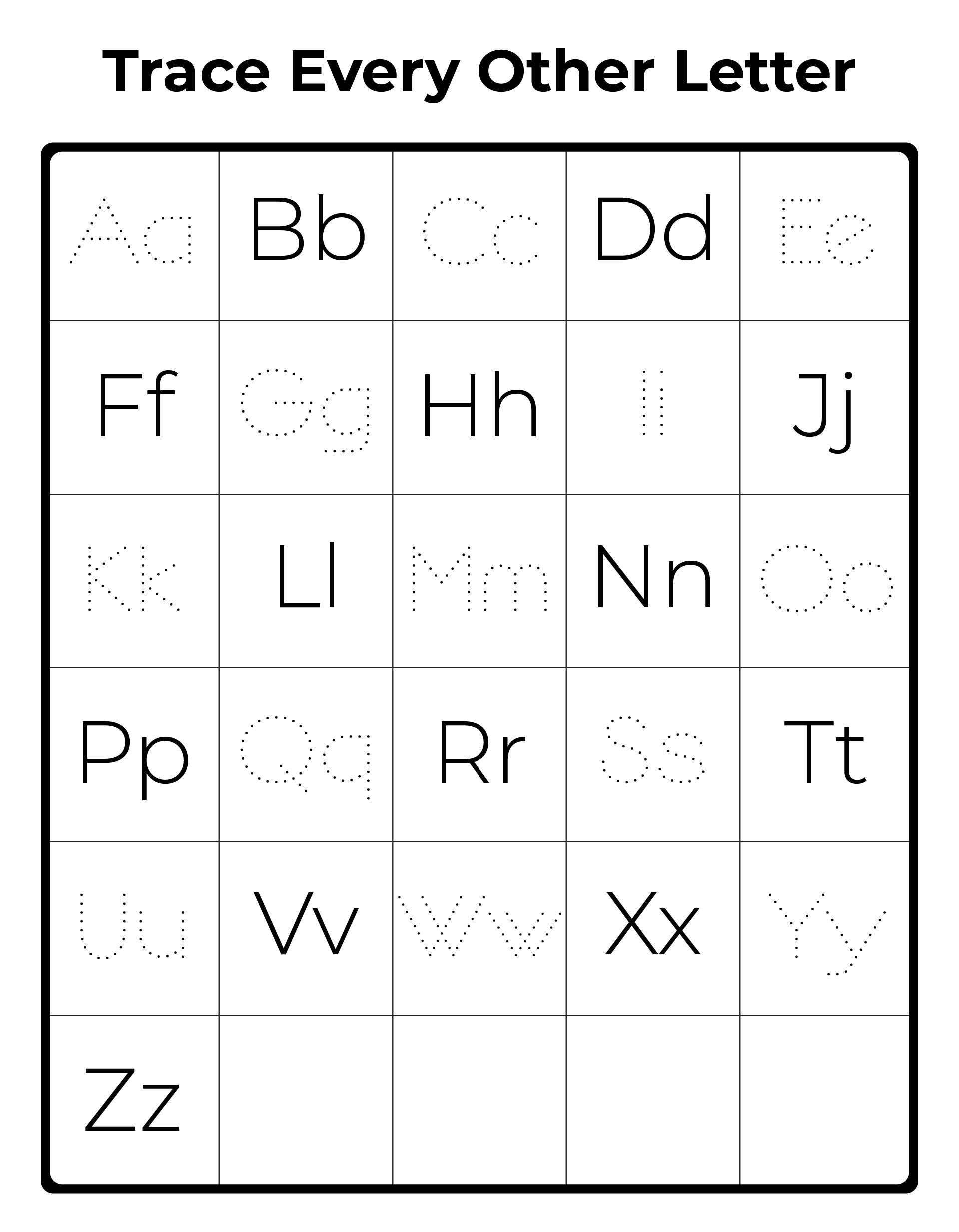 Free Upper And Lower Case Alphabet Letters Printable