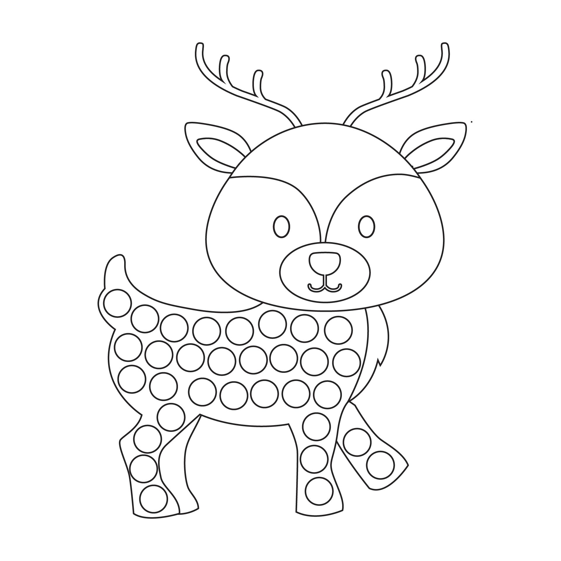 Bingo Dauber Printablee Dabber Sketch Coloring Page