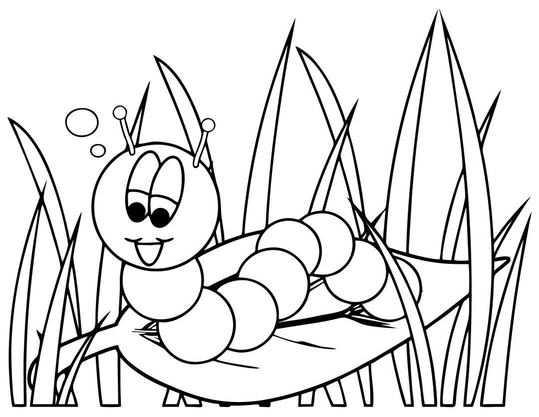 Caterpillar Coloring Pages to Print