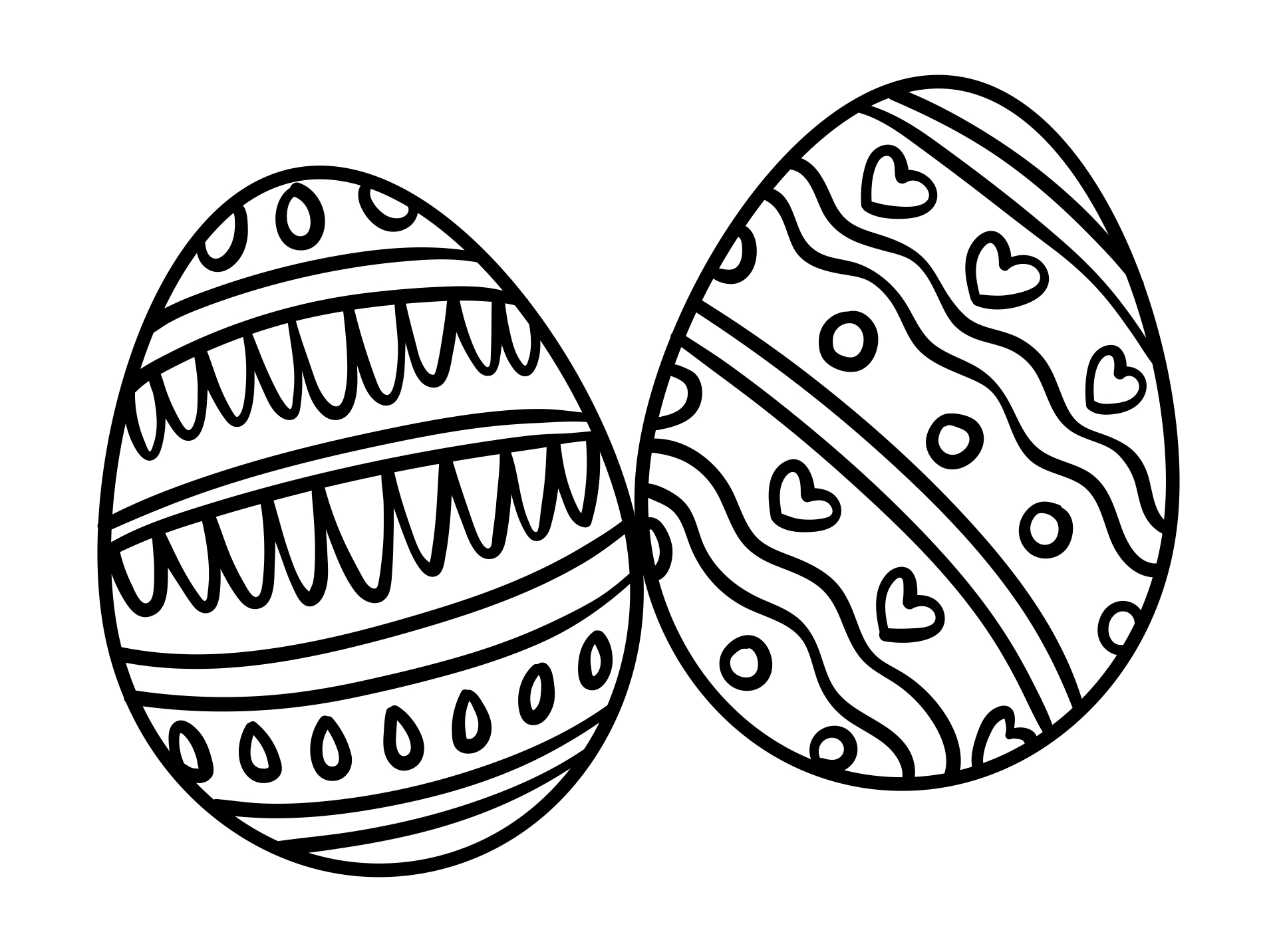 Easter Egg Coloring Pages Printable