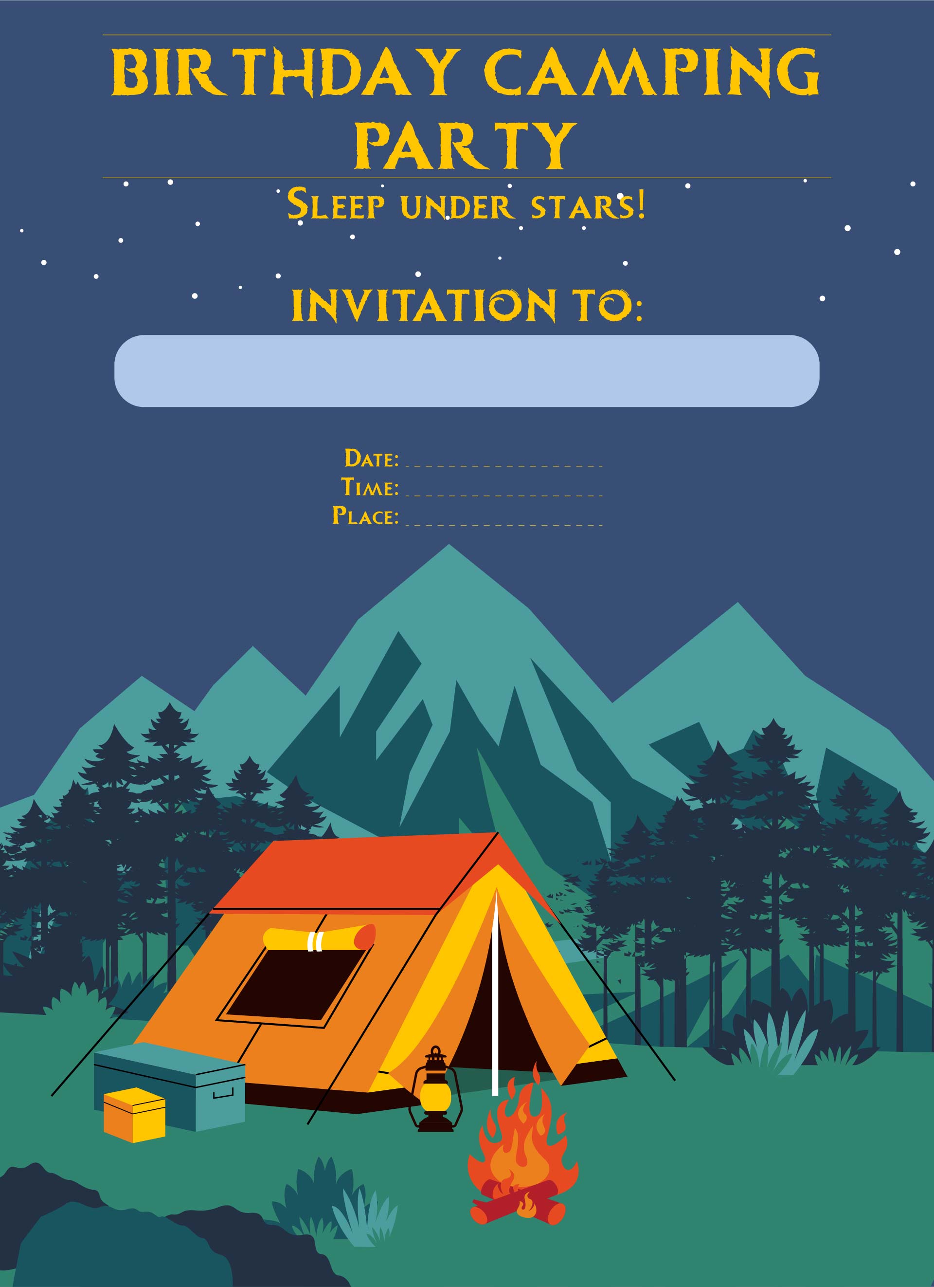 camping-invitations-templates-free-of-144-best-images-about-camping-birthday-party-on-pinterest