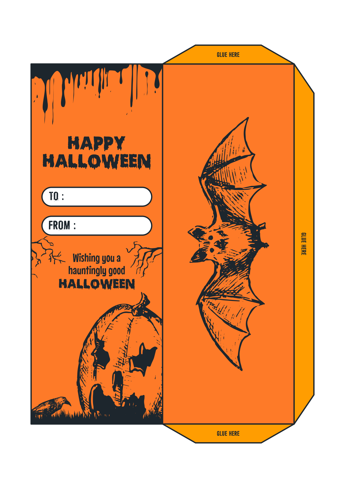 15 Best Halloween Envelopes Printable Templates PDF For Free At Printablee