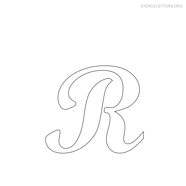 Cursive Letter R Coloring Page | My XXX Hot Girl