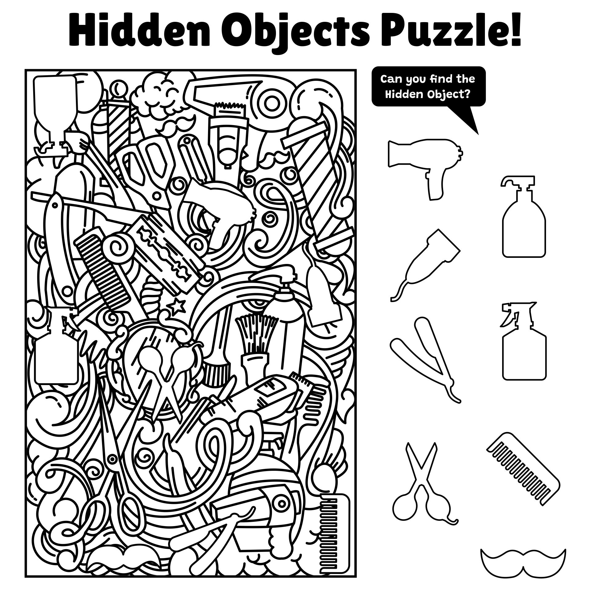 7 best easy printable hidden pictures highlights