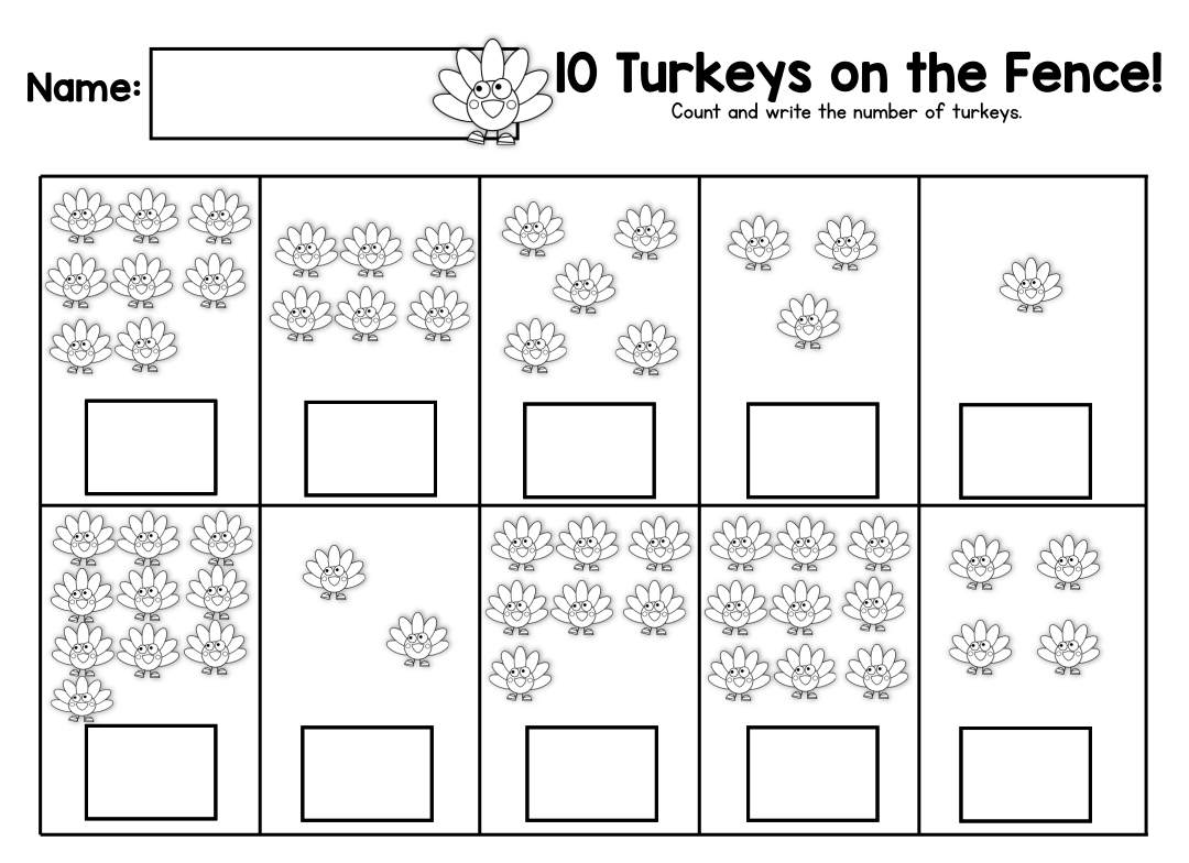 Printable Thanksgiving Activities for Kids