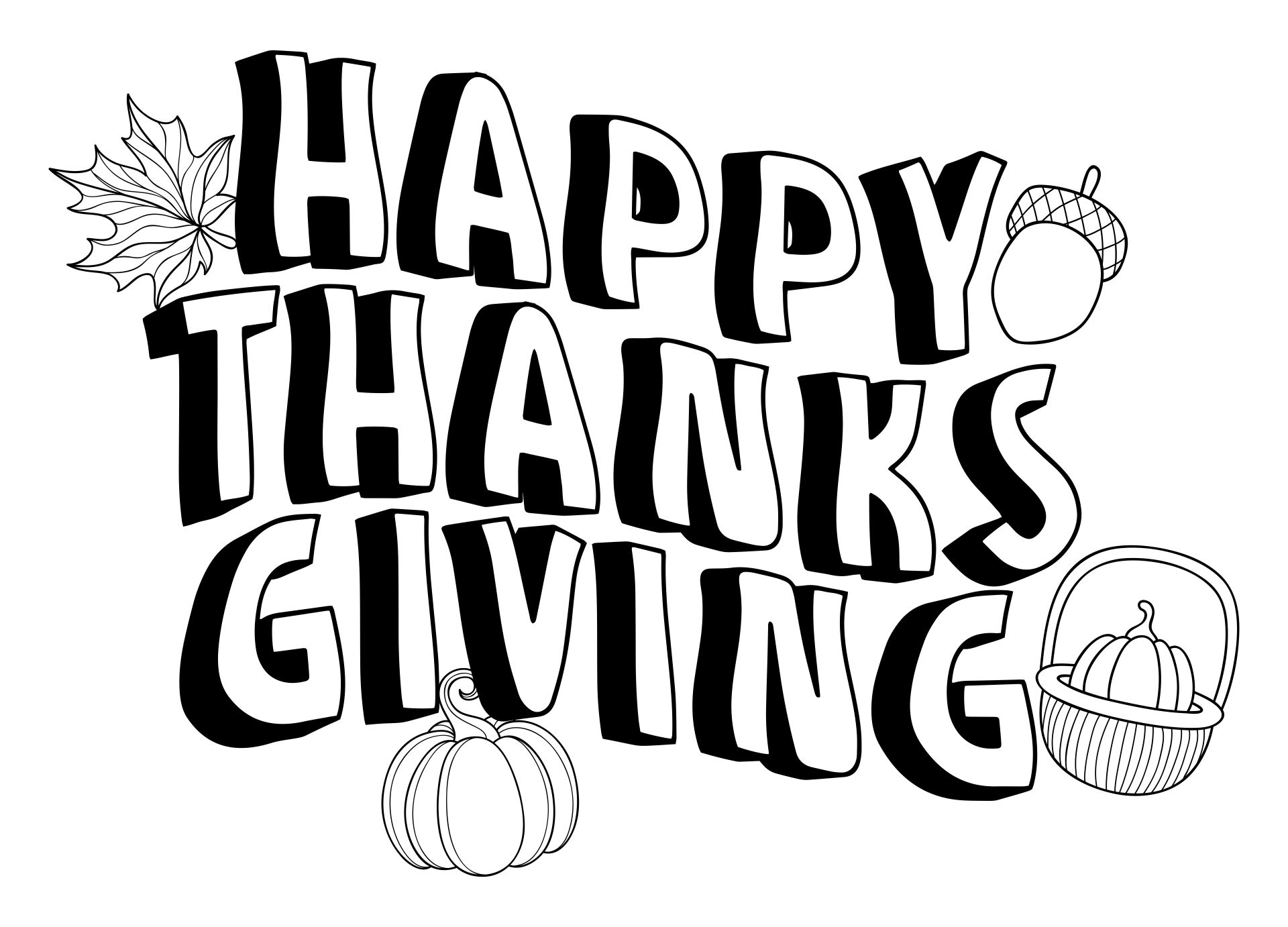 Coloring Pages Of Thanksgiving Stuff Coloring Pages