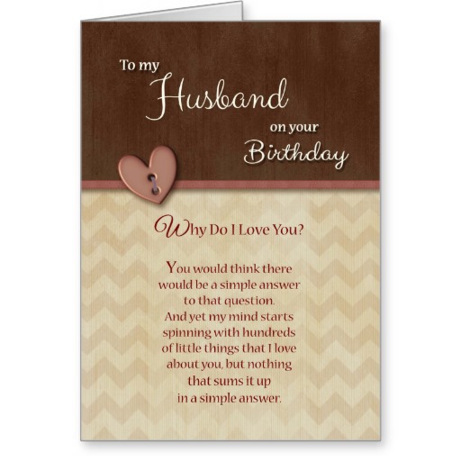 I Love You Husband Cards