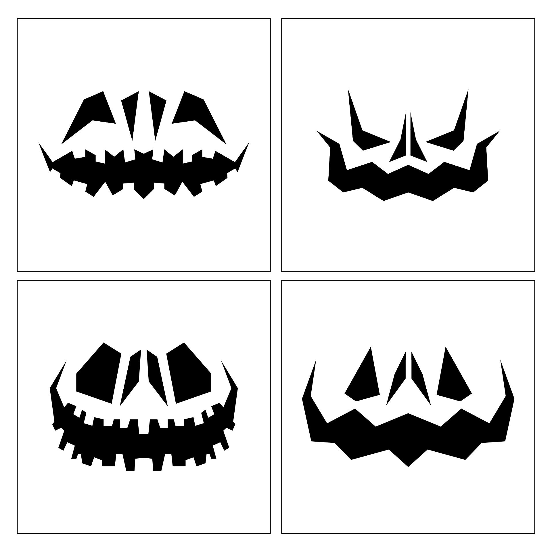 7 Best Images of Free Printable Pumpkin Carving Patterns - Printable ...