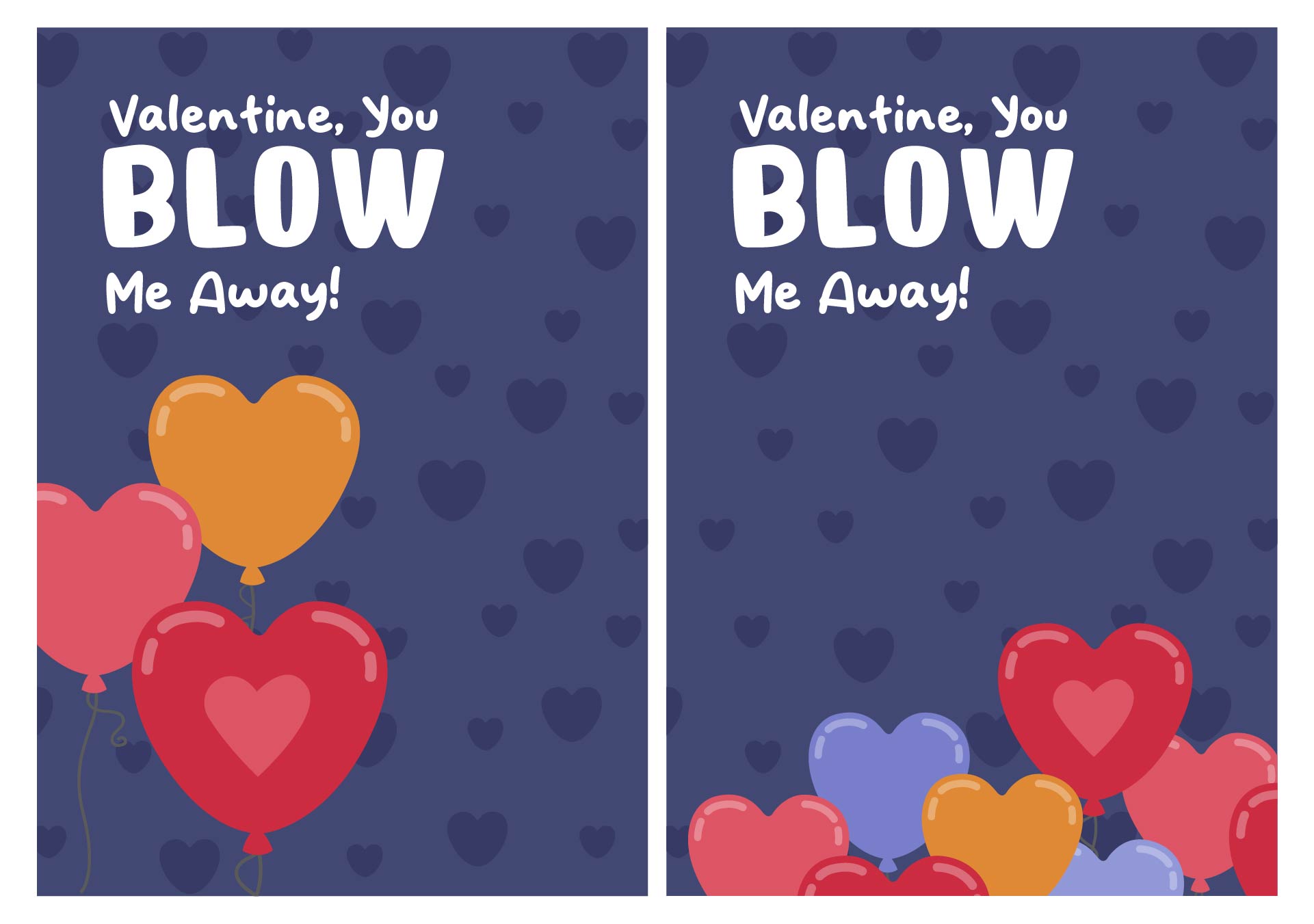 Printable Valentine You Blow Me Away