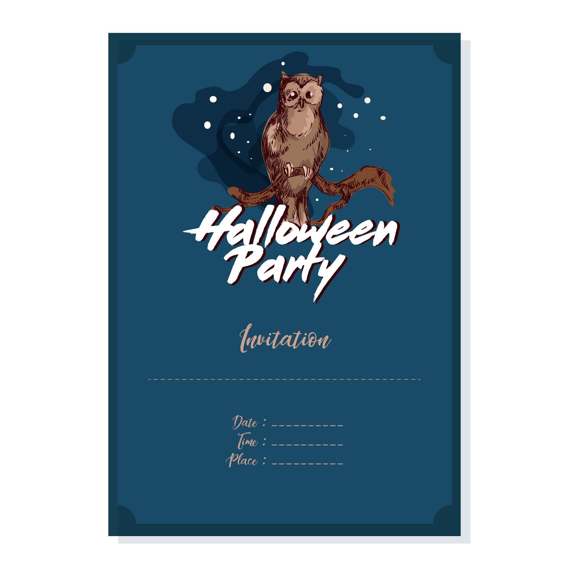 Adult Halloween Party Invitation Templates