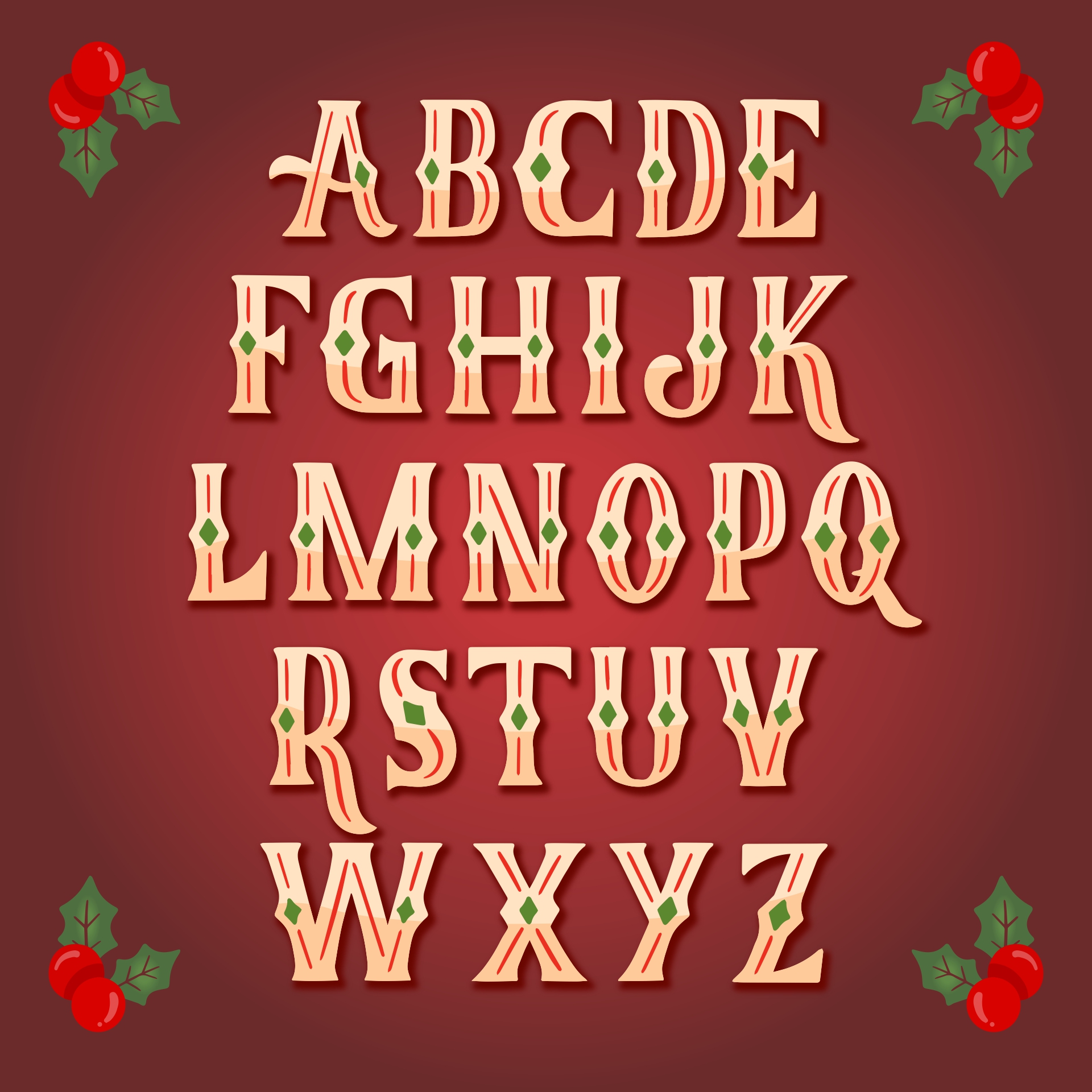 Christmas Stencil Letters 6 Free PDF Printables Printablee Christmas Stencil Letters 6 Free PDF Printables Printablee