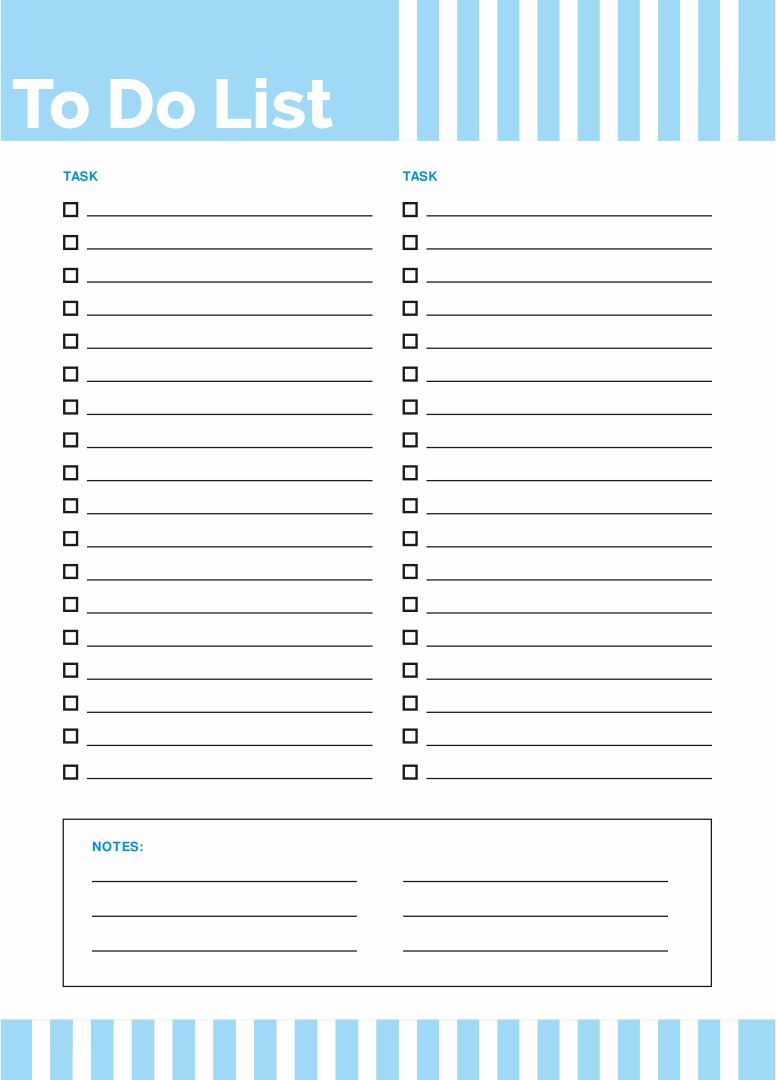 Editable To Do List Template from www.printablee.com
