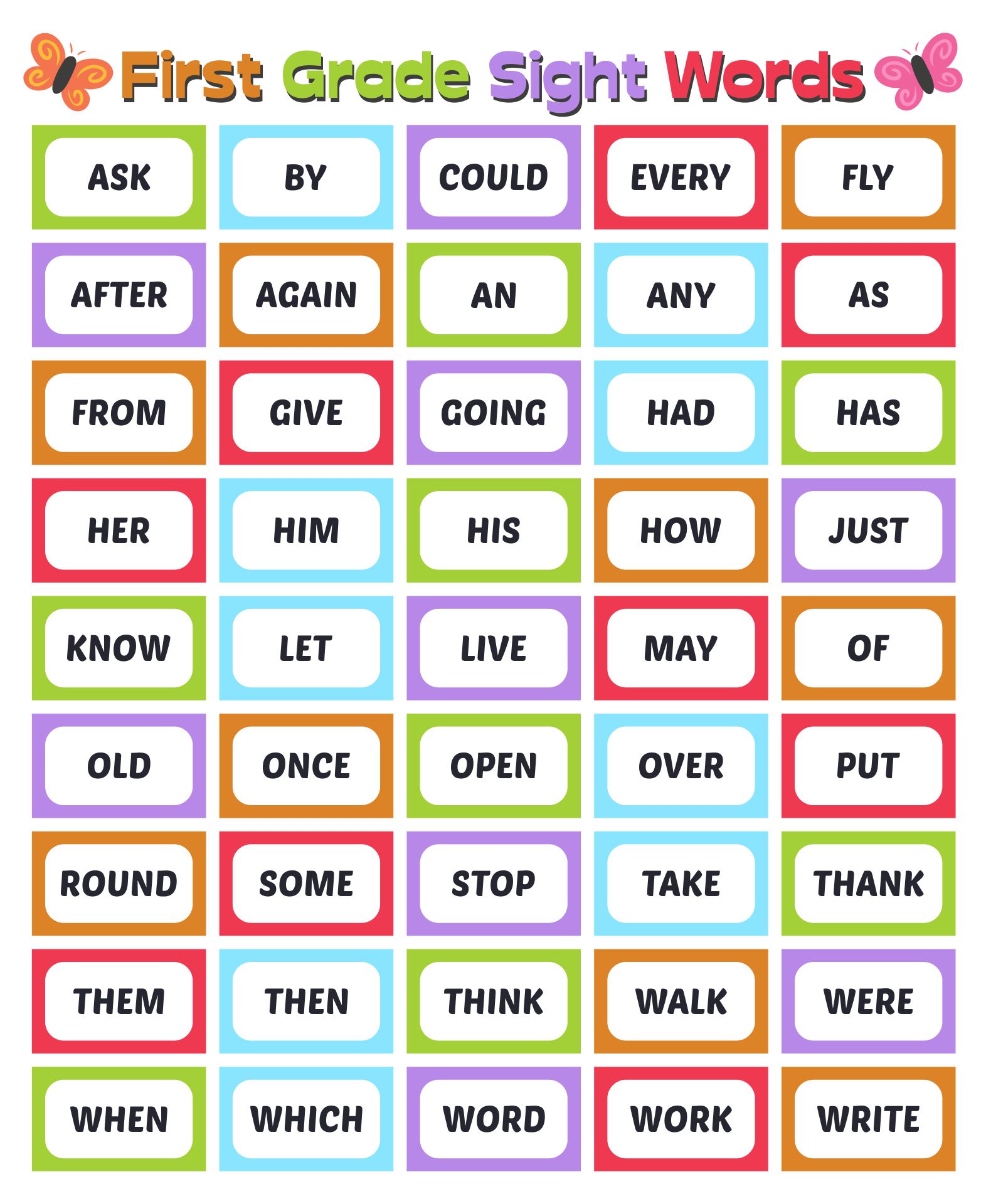 grade-2-sight-words-printable