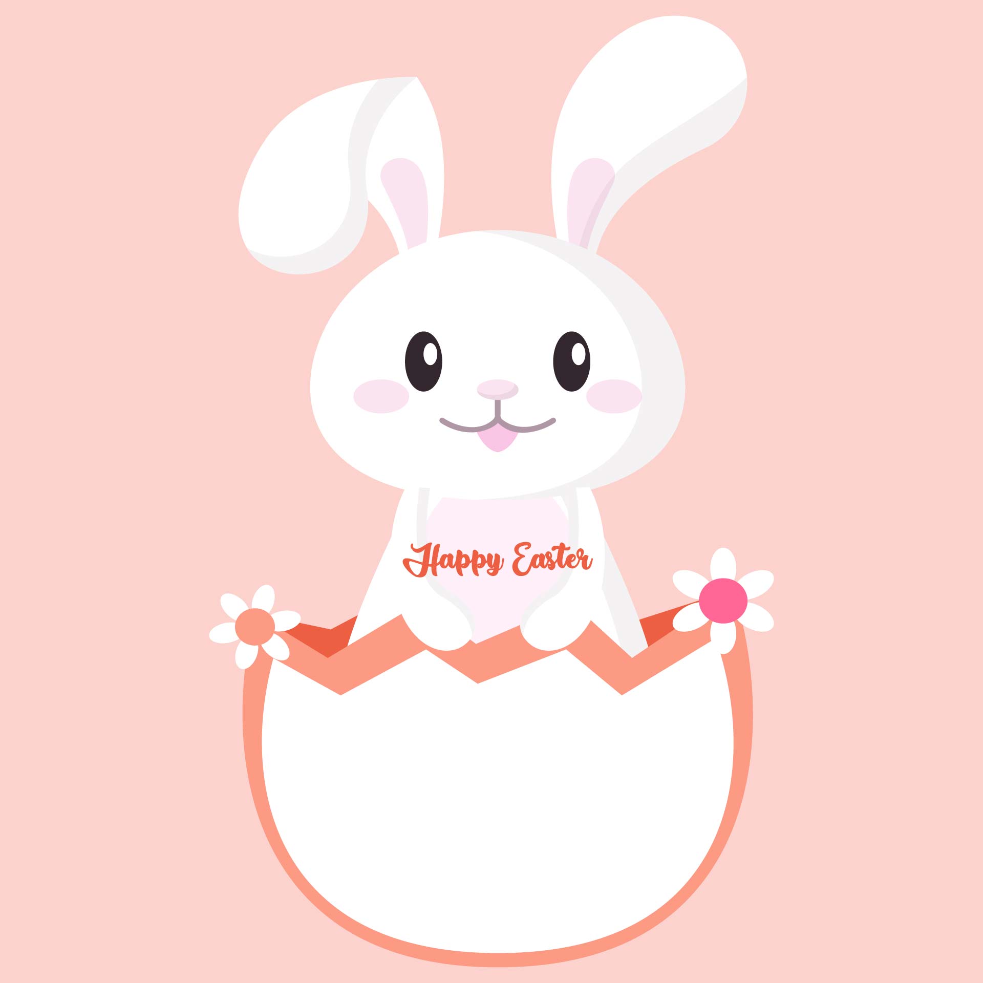 Printable Easter Bunny Card