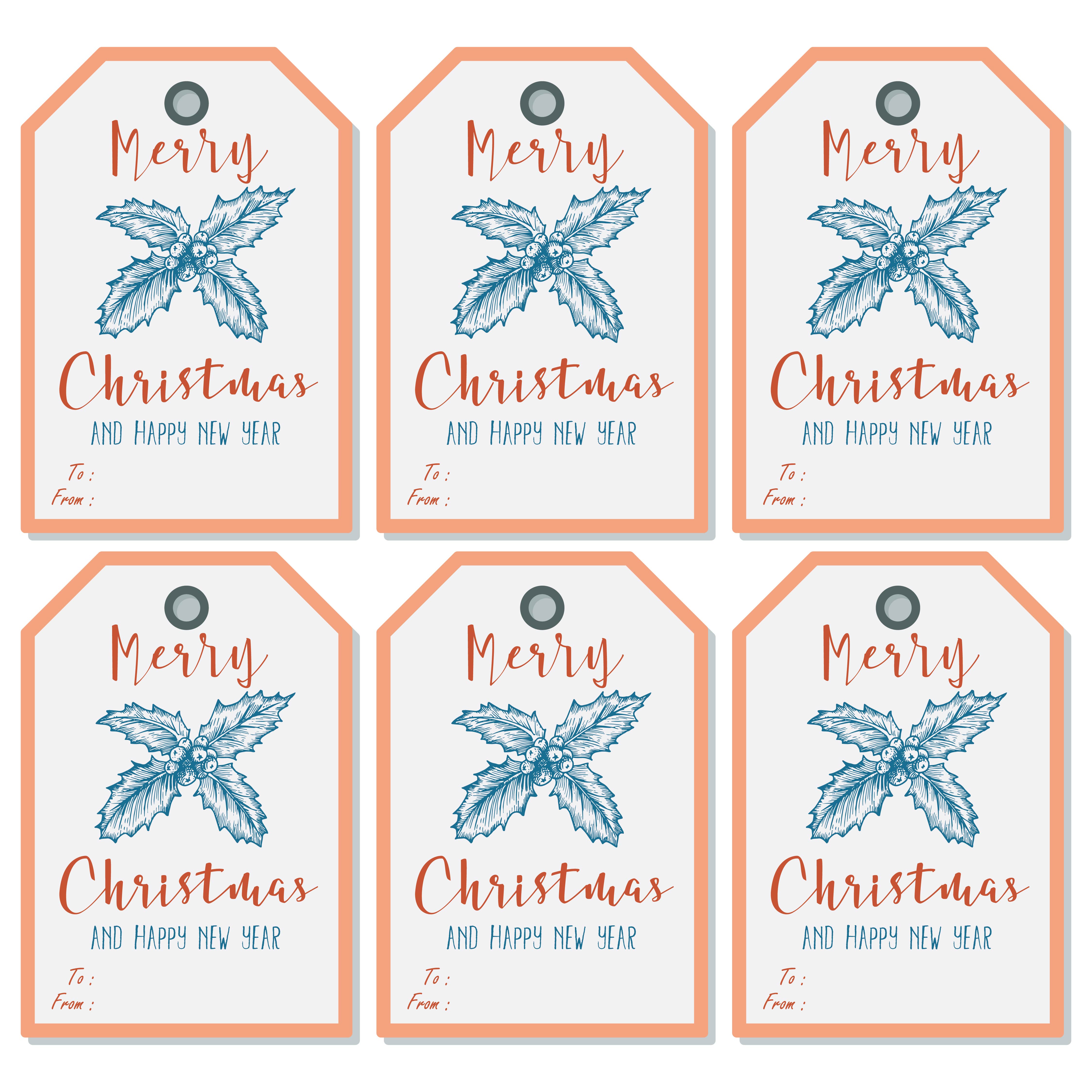 5 Best Country Christmas Free Printable Gift Tags