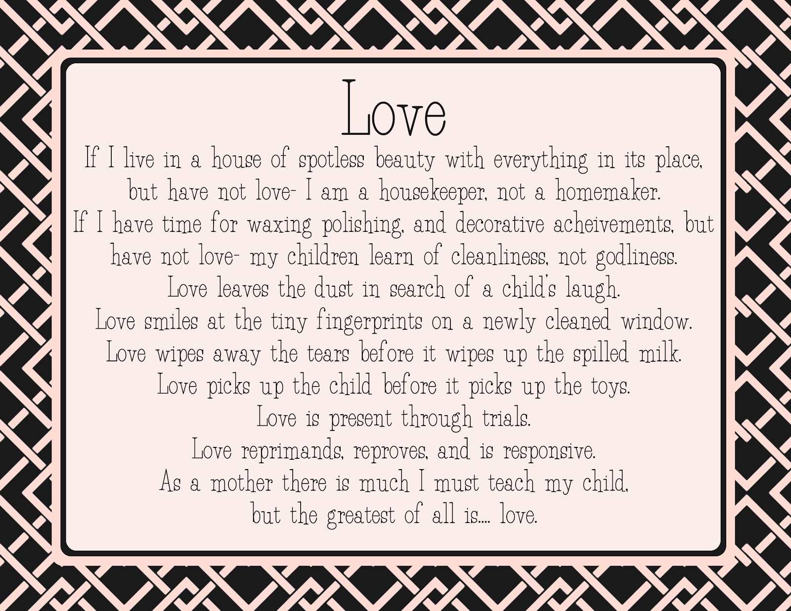 Printable Love Poems for Him