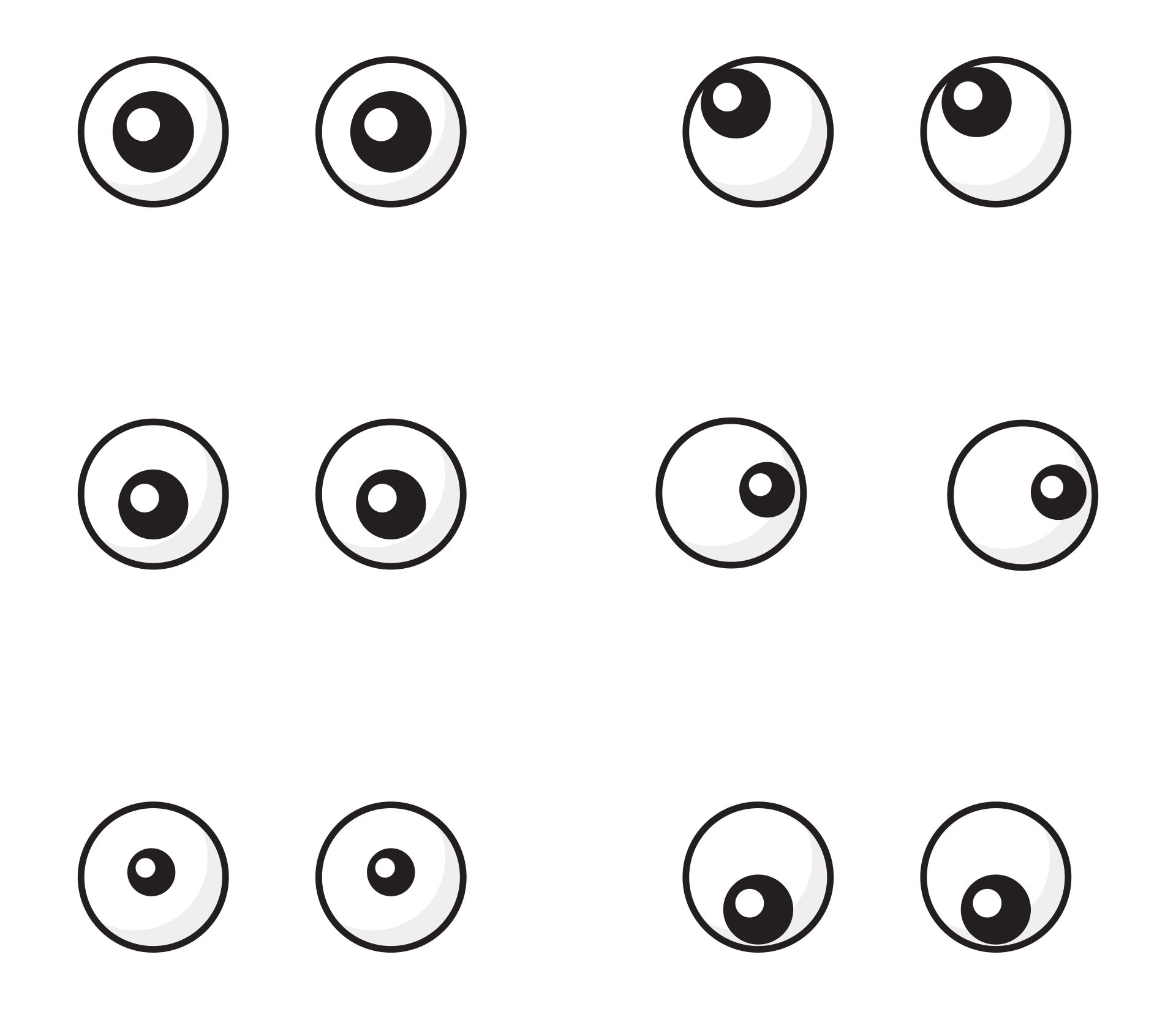 Free Printable Eyes Template