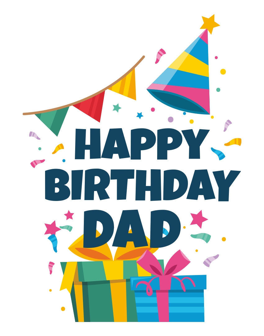 Printable Birthday Card For Dad Printable Word Searches