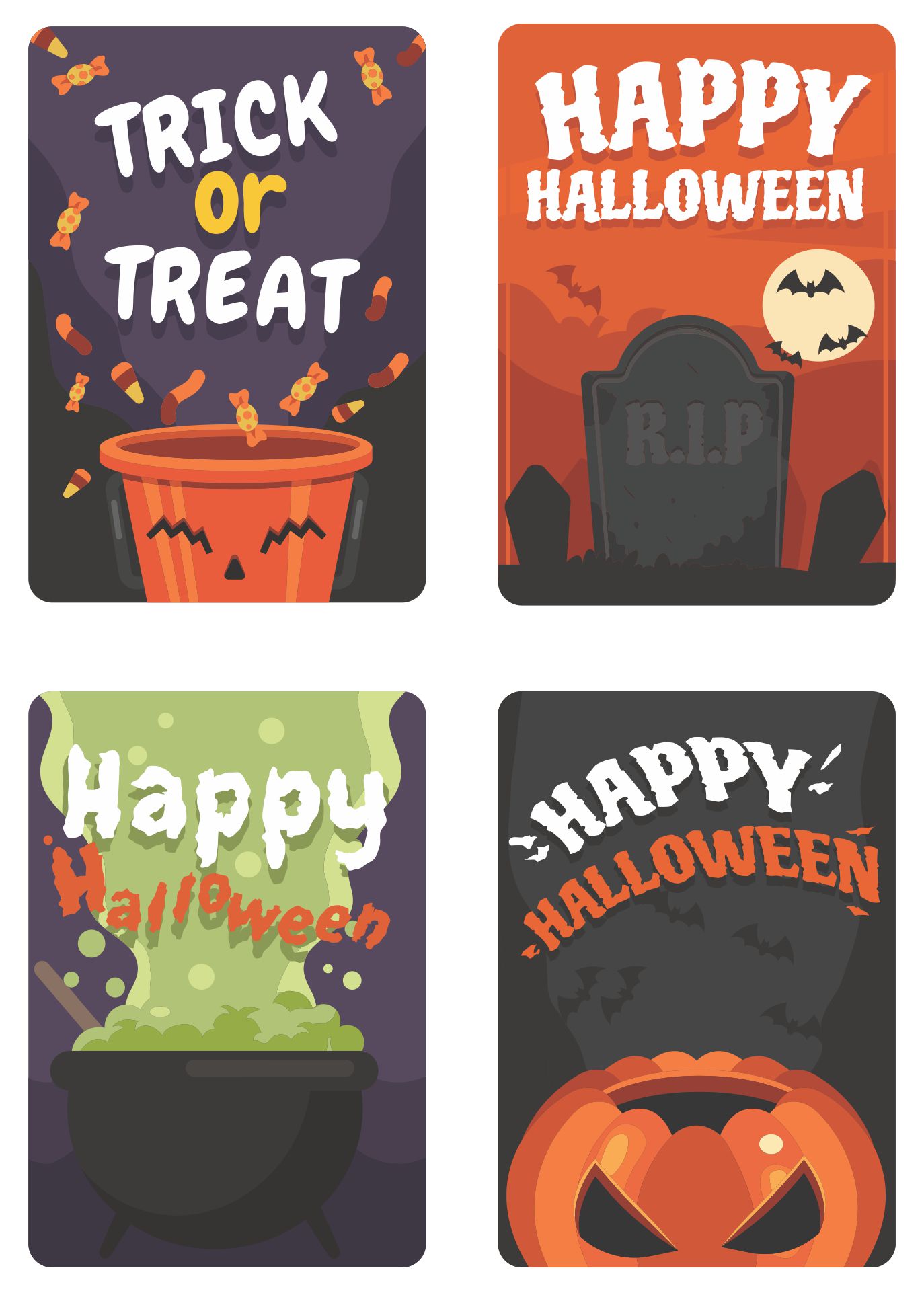 Happy Halloween Signs Printable