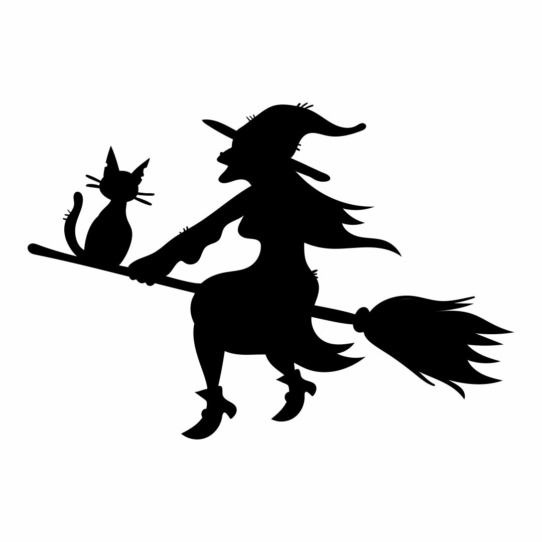 Martha Stewart Halloween Witch Silhouette Template