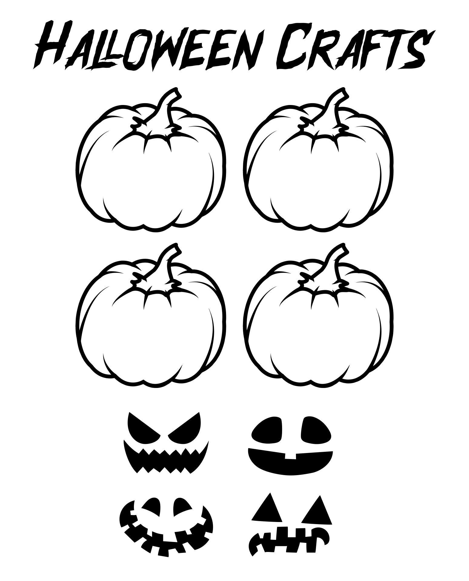 15 Best Printable Halloween Crafts For Preschoolers PDF for Free at ...