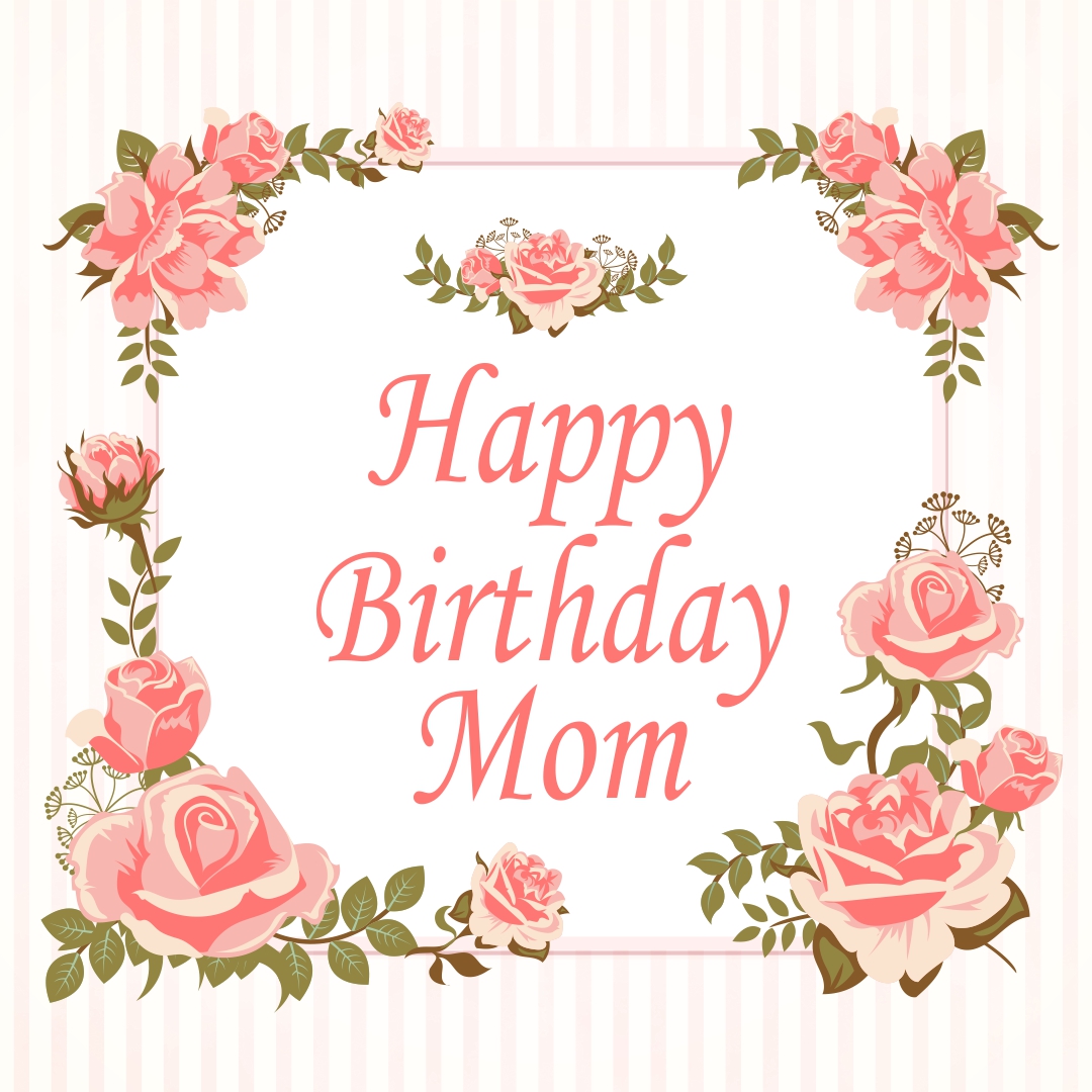 22 Best Printable Birthday Cards For Mom - printablee.com With Mom Birthday Card Template