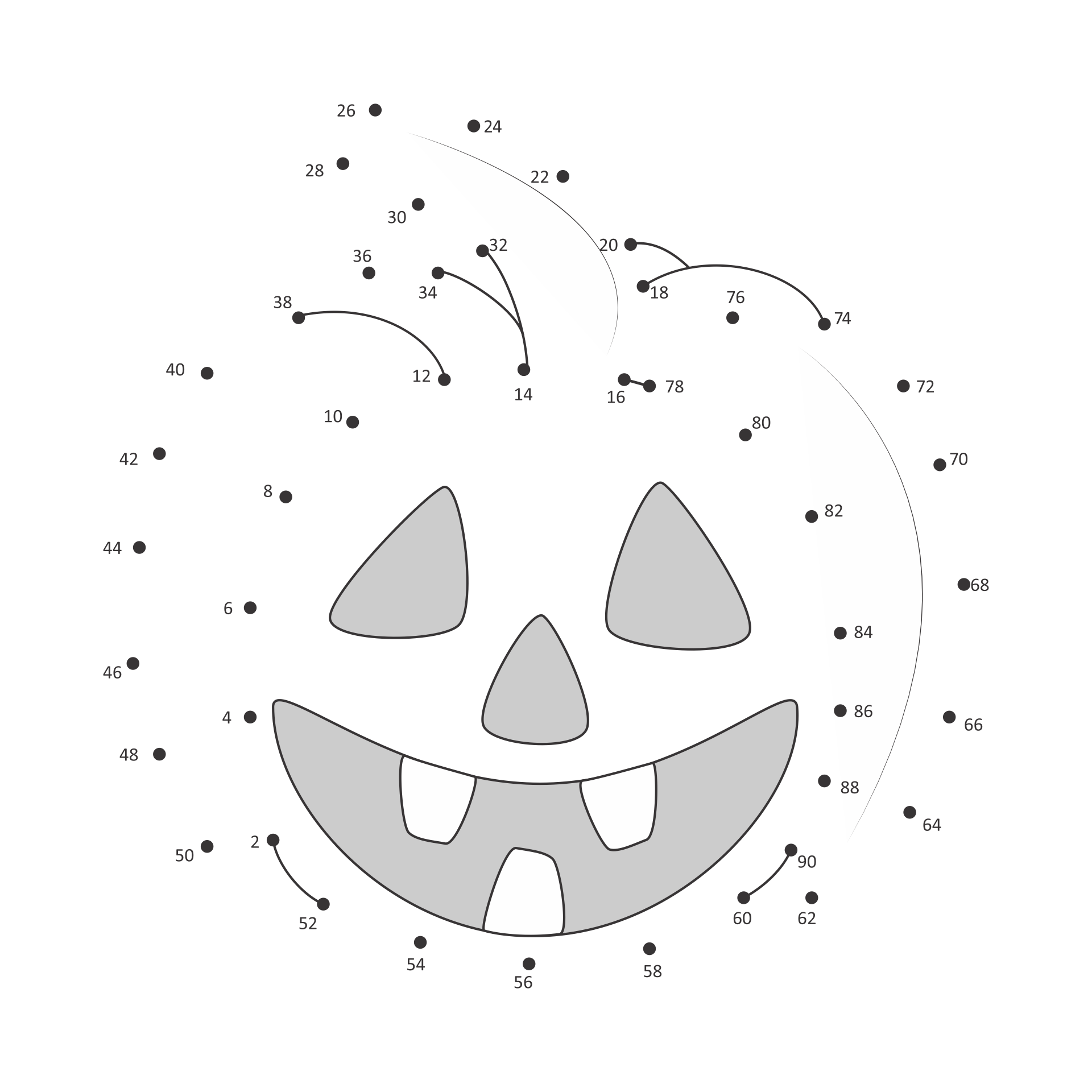 Halloween Connect The Dots 15 Free PDF Printables Printablee Halloween Connect The Dots 15 Free PDF Printables Printablee