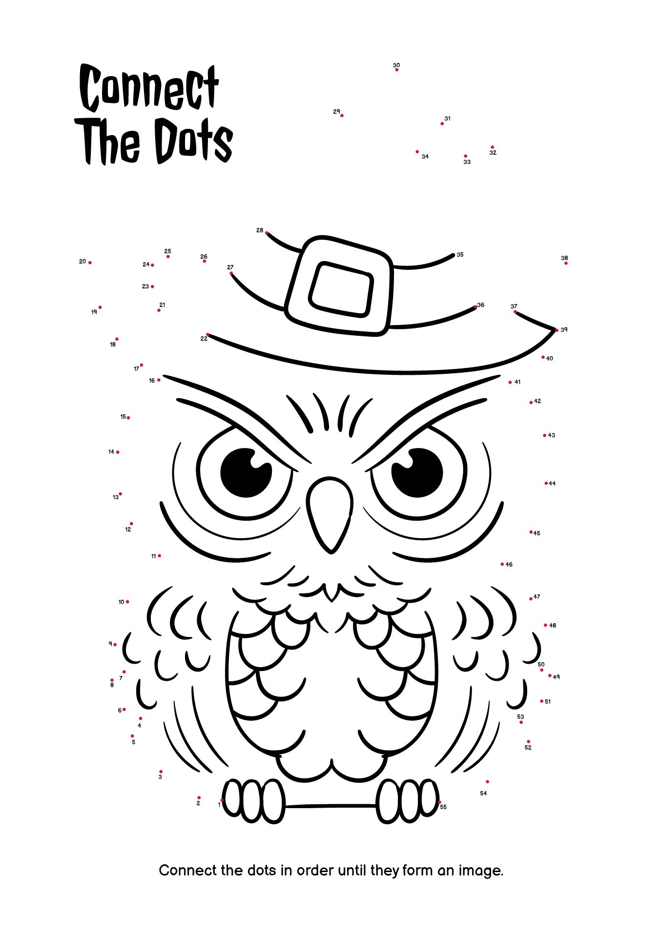 Halloween Connect The Dots 15 Free PDF Printables Printablee