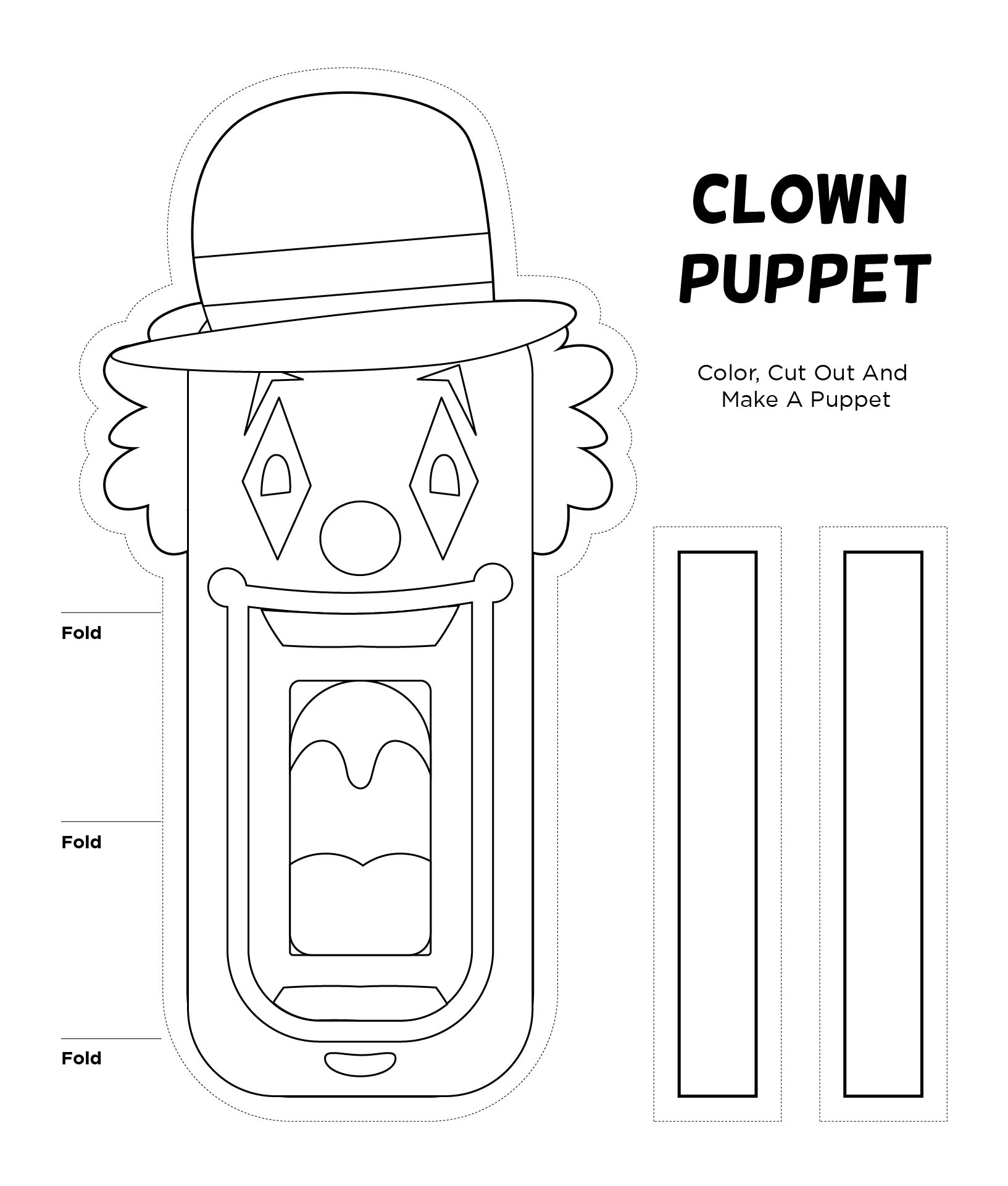 Circus Clown Craft for Preschool
