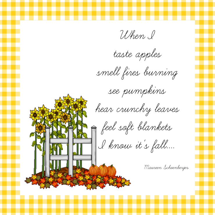 Printable Autumn Poems Fall