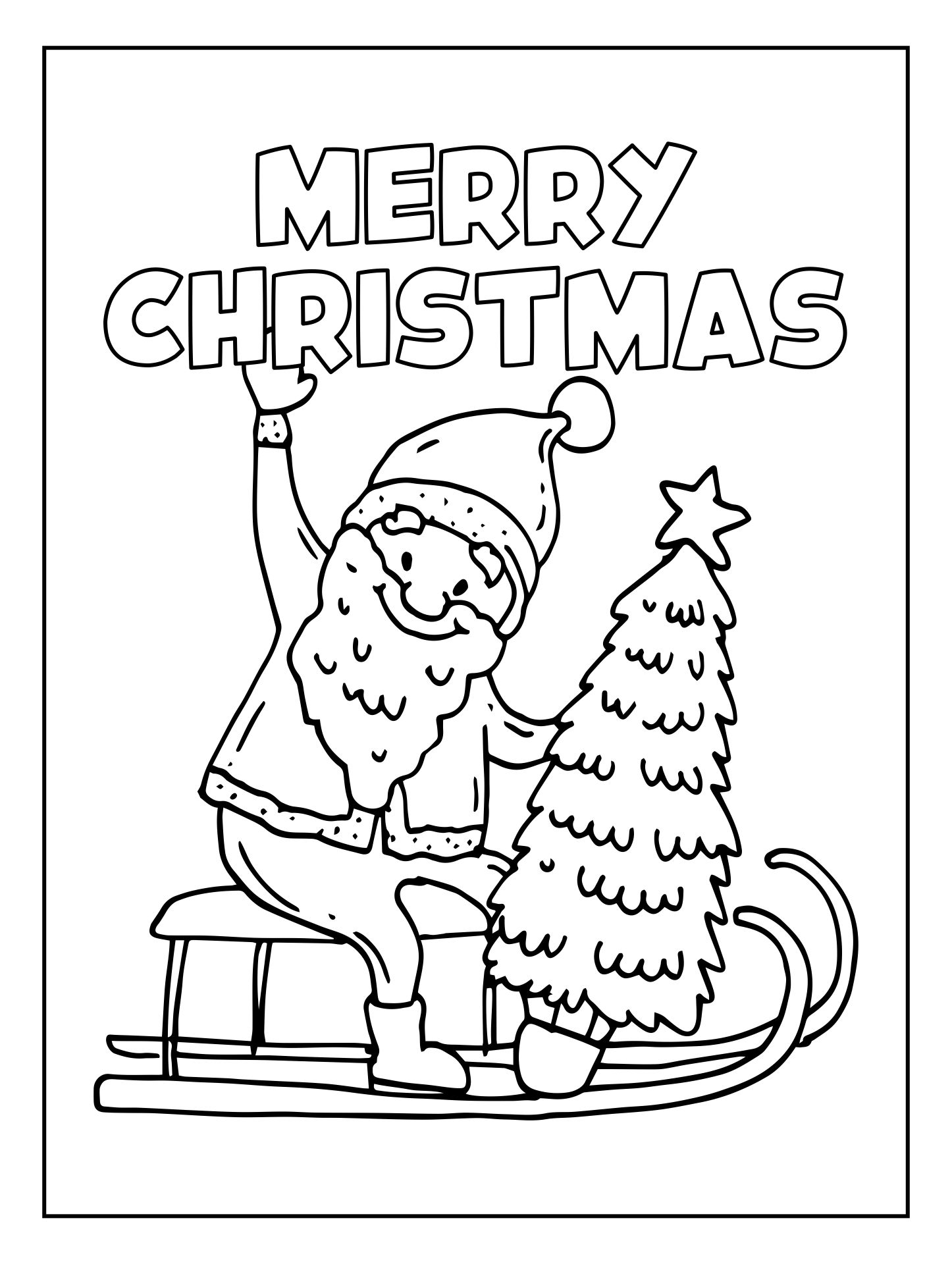 Printable Christmas Cards You Can Color