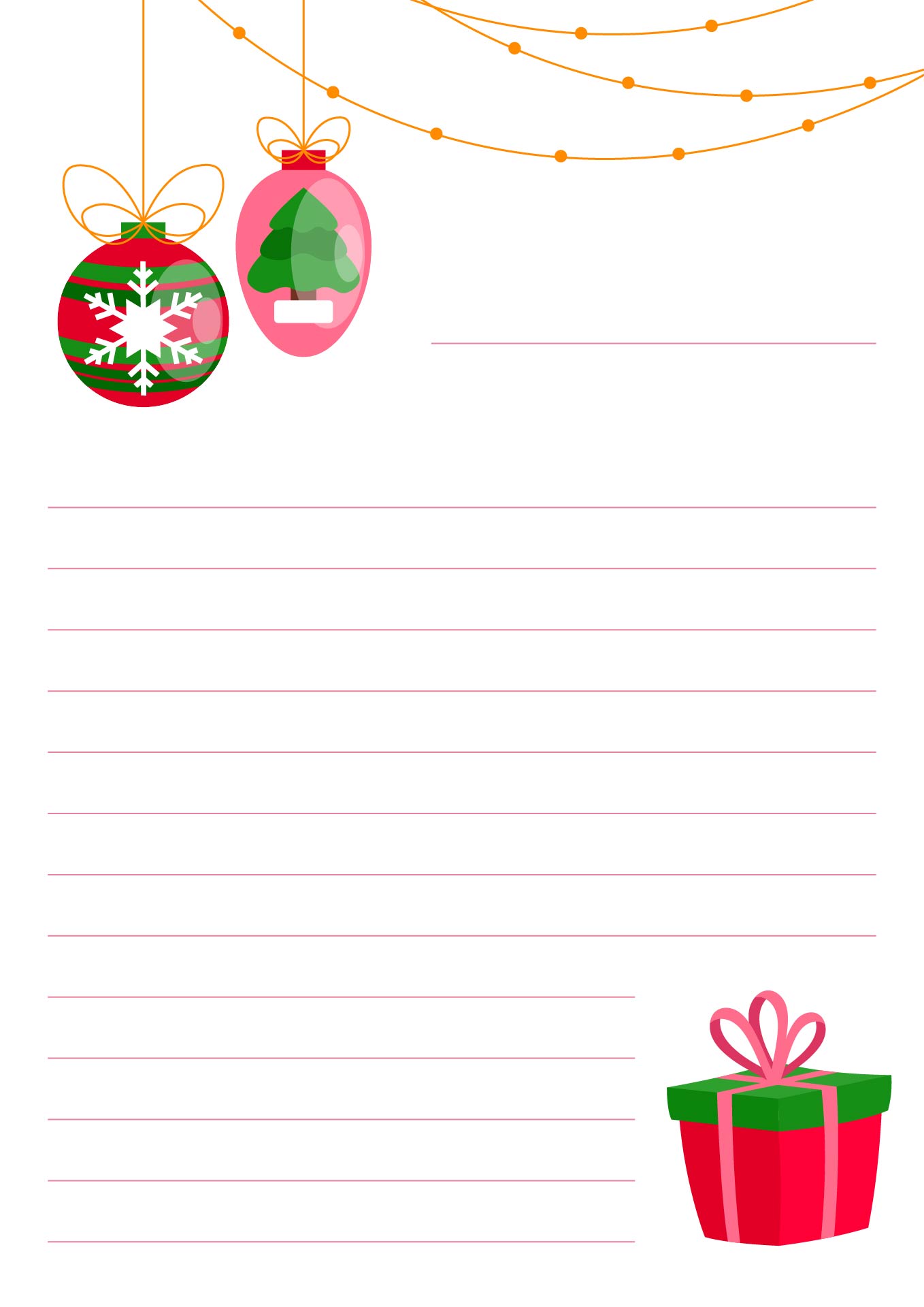  Christmas Printable Corner Borders