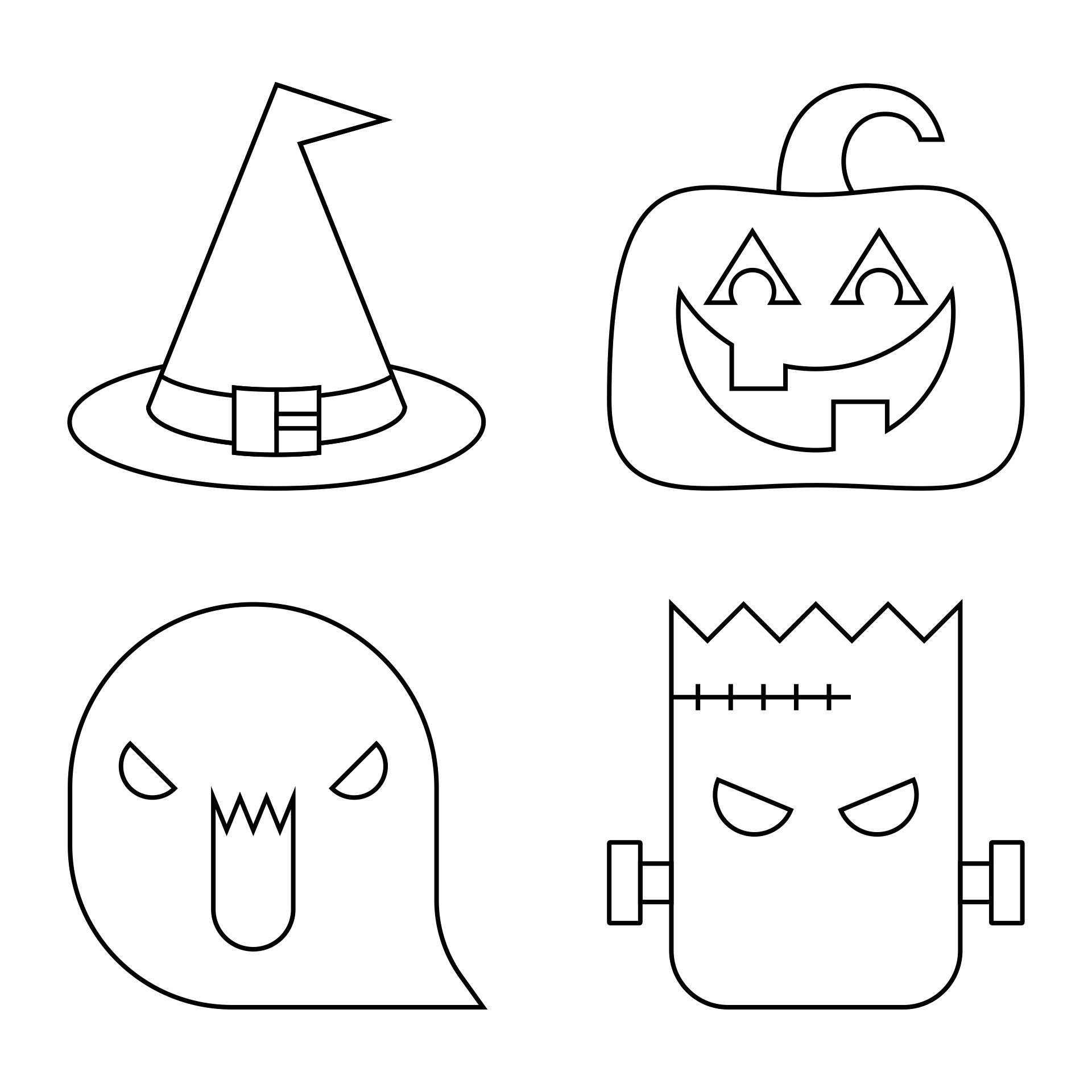 Halloween Printables Cut Outs Free - FREE PRINTABLE TEMPLATES