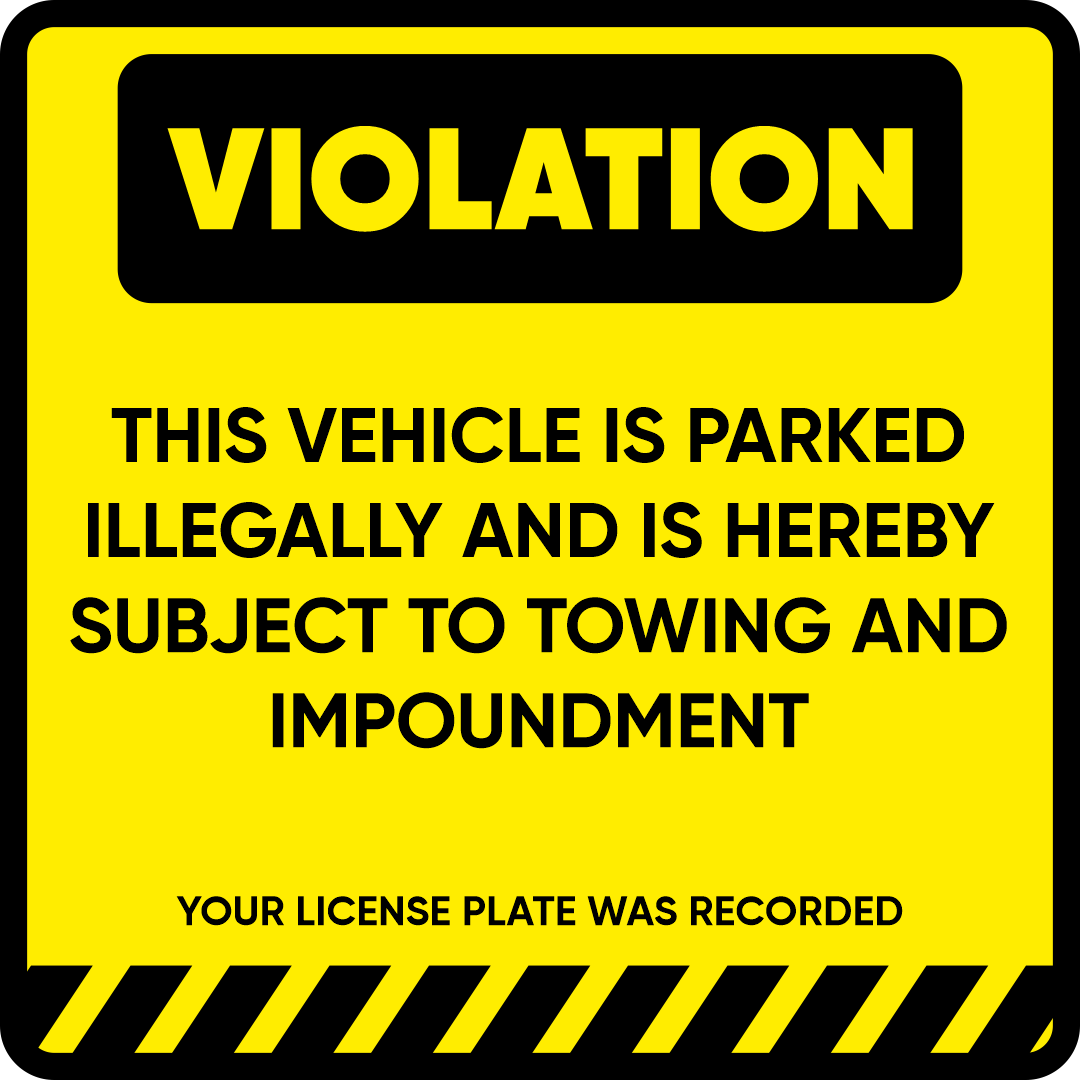 Printable Parking Tickets