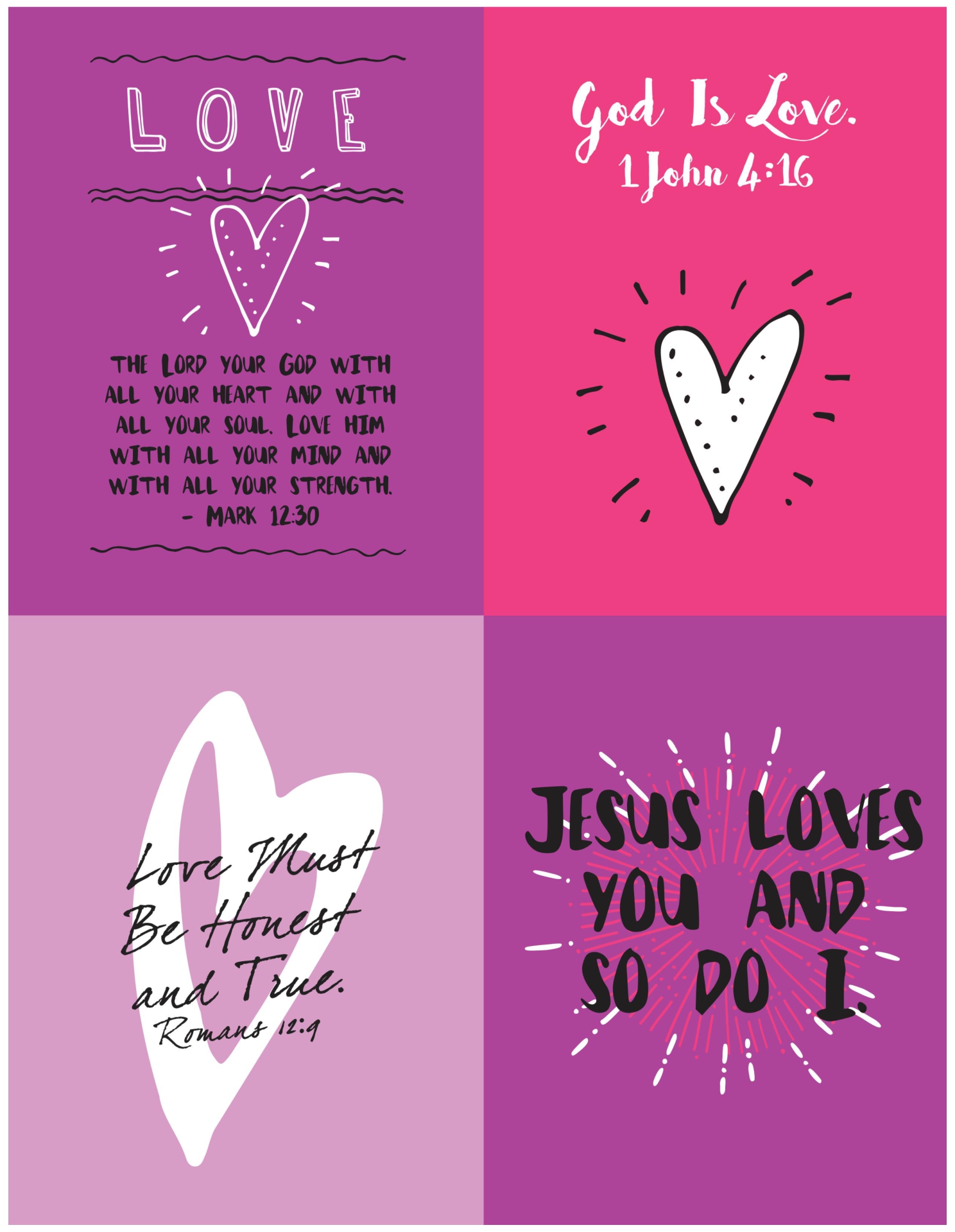 Printable Christian Valentines Printable Word Searches