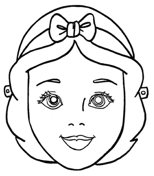 8 Best Images of Printable Princess Masks - Halloween Mask Templates ...