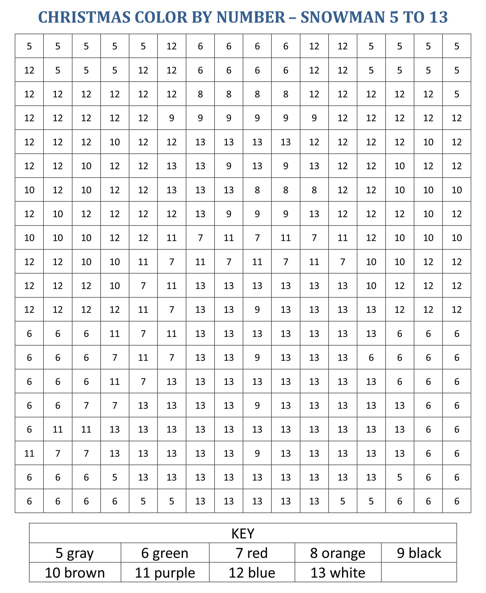 Color By Number Printables Hard