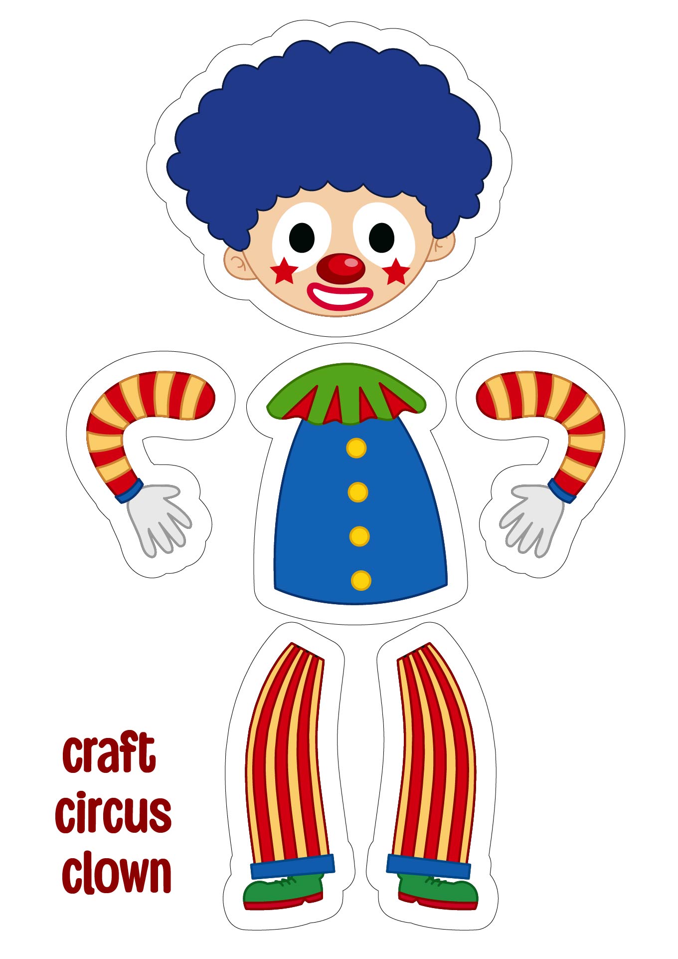 Kids Craft Circus Clown