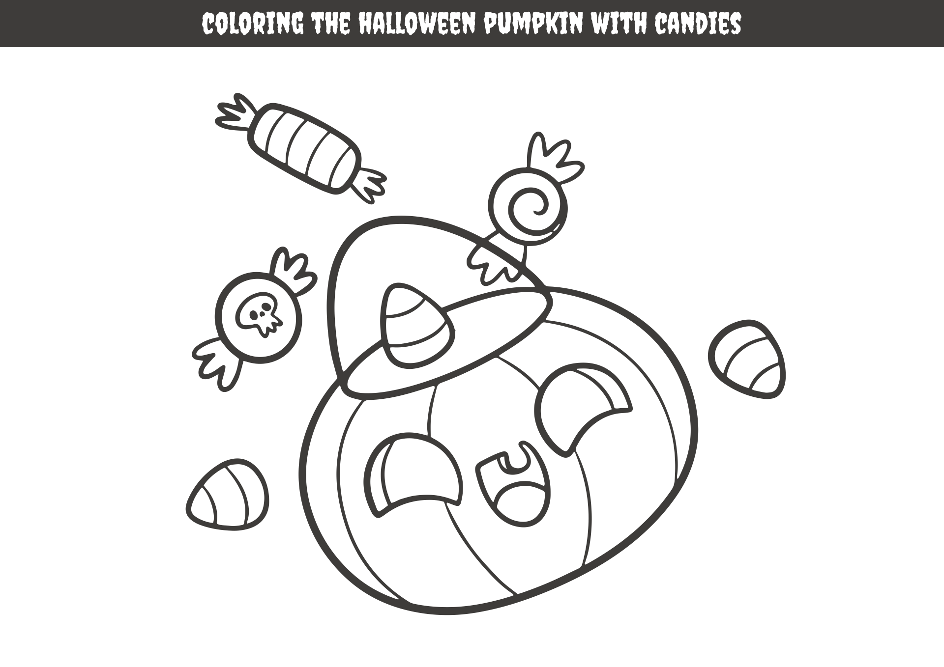 10 Best Kindergarten Halloween Worksheets Printables Images And