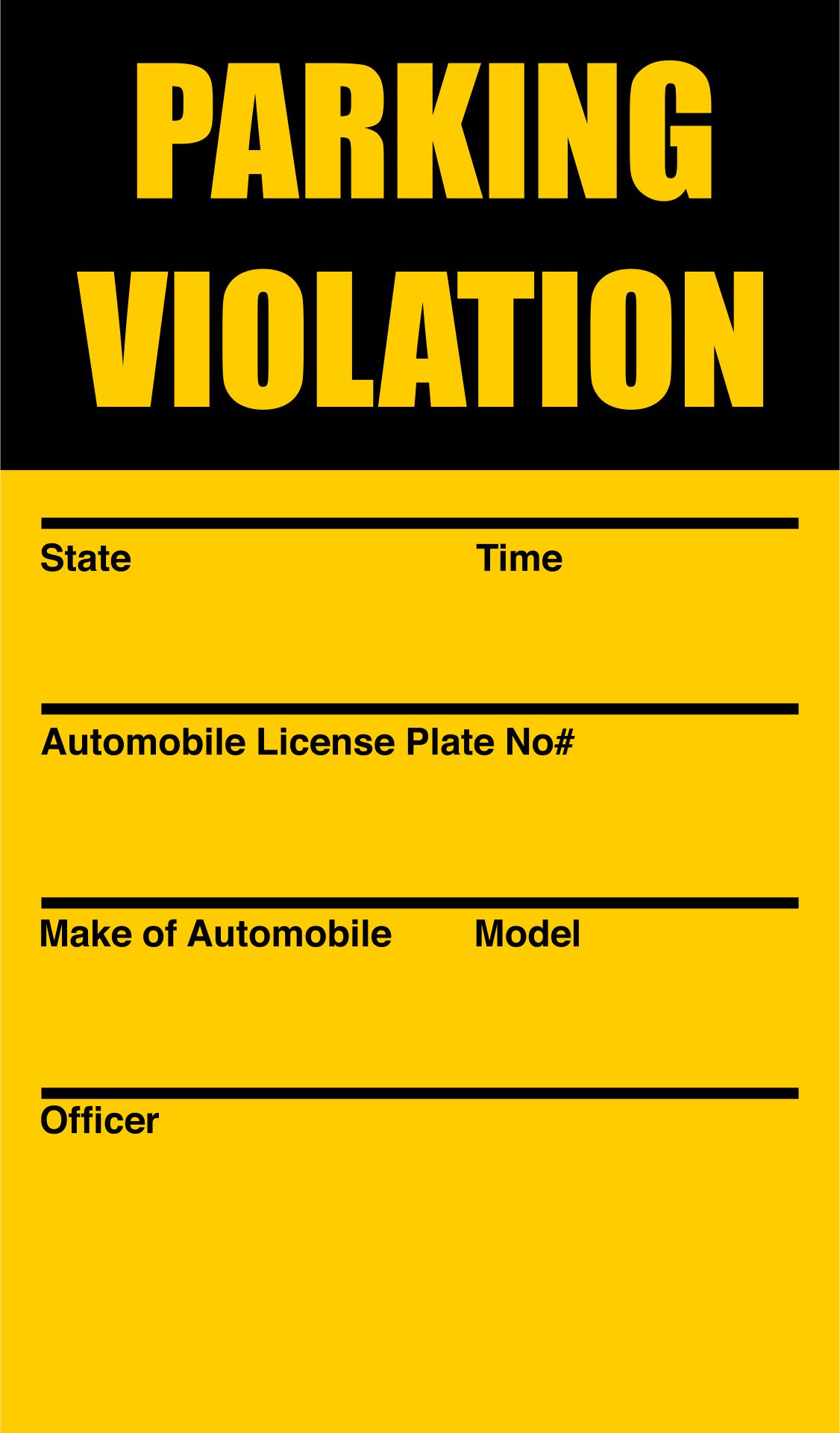 Printable Parking Violation Printable Word Searches