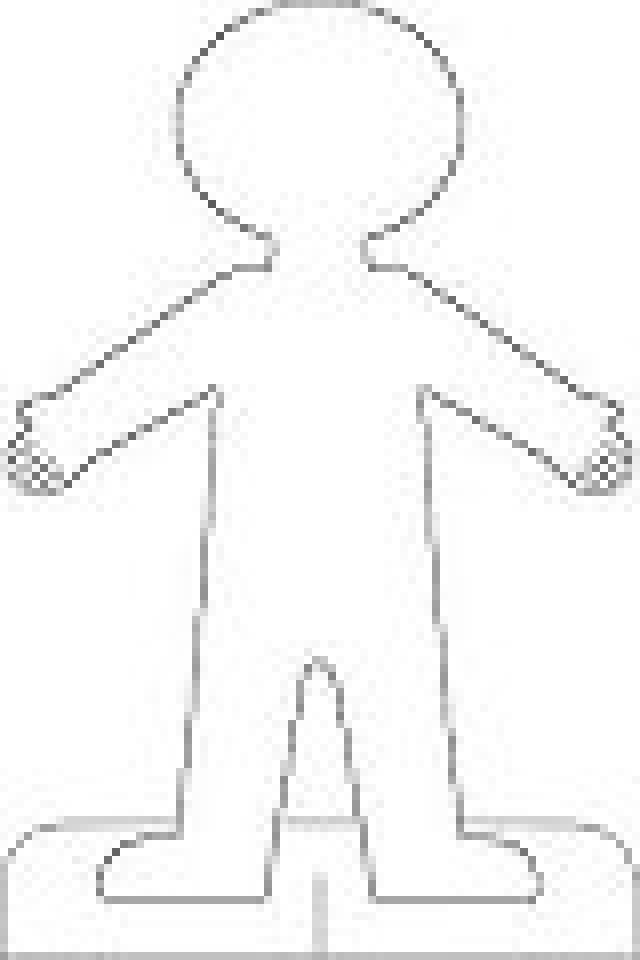 Printable Girl Paper Doll Template