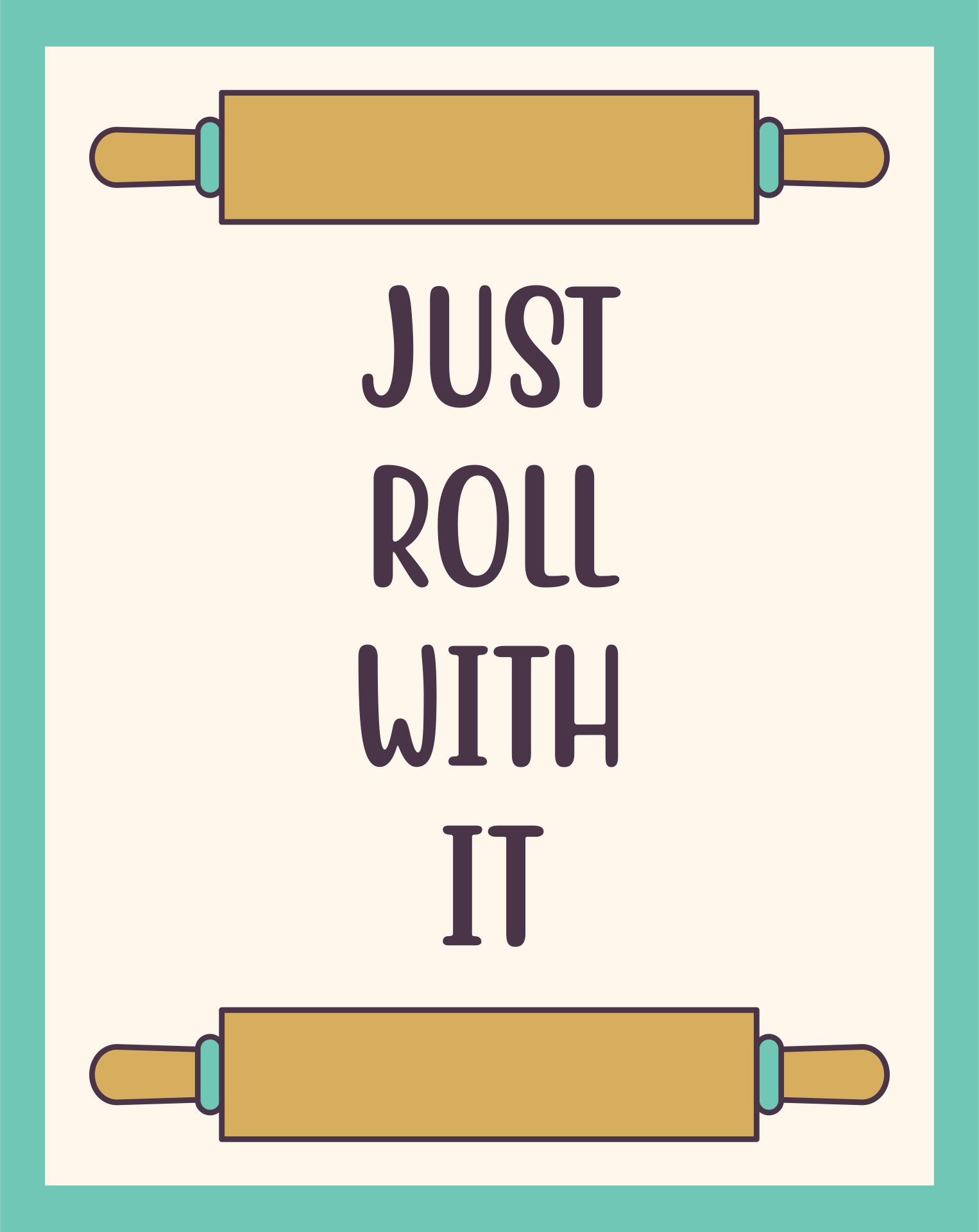 Roll with It Kitchen Printables Free