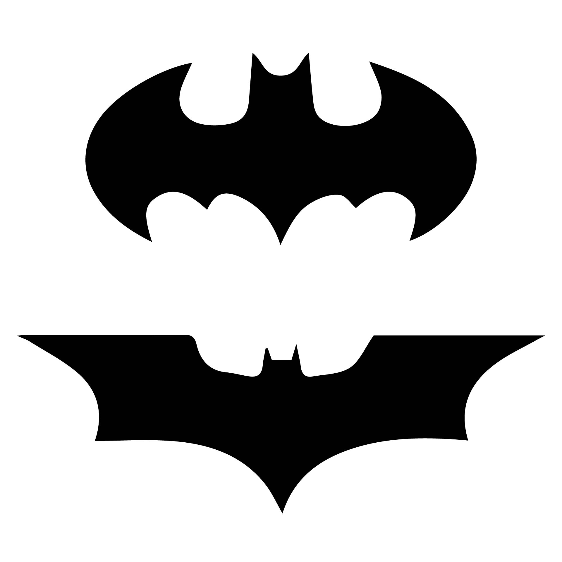 Batman Symbol Pumpkin Stencil